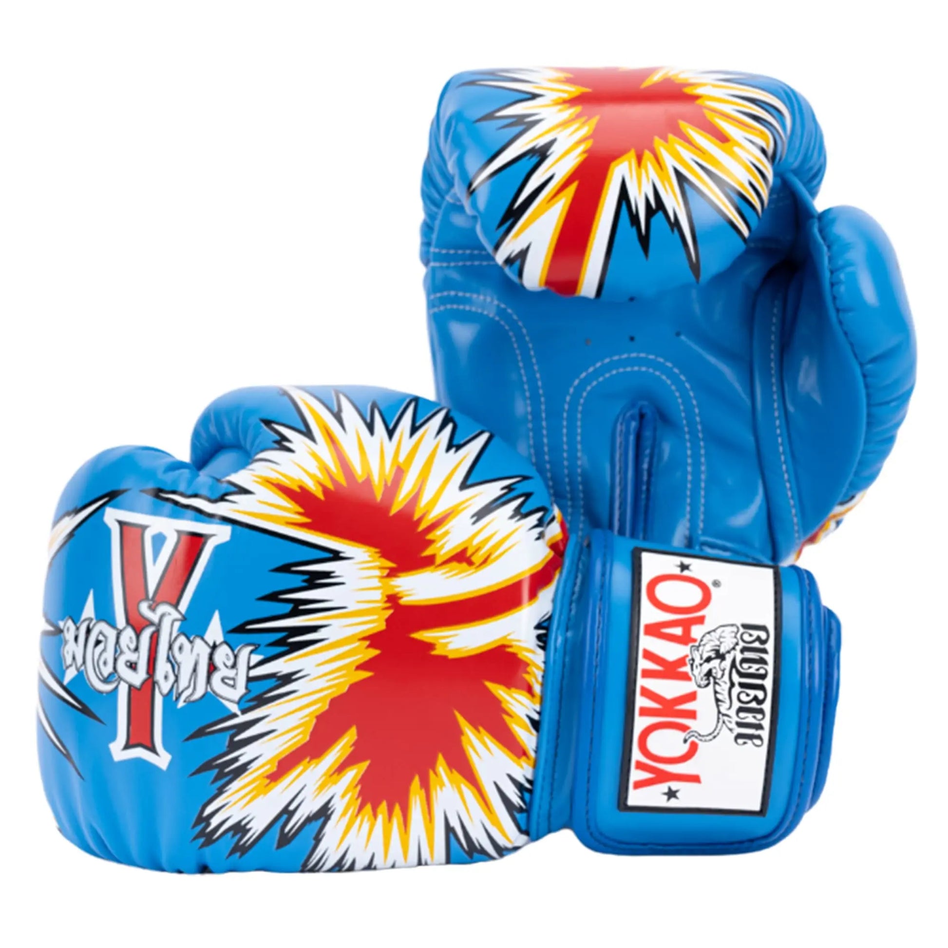 YOKKAO Design Breathable Muay Thai Boxing Glove | Premium Leather Training and Sparring Gloves for Men and Women | Winning Boxing Gloves | Punching Glove The Champ Gear