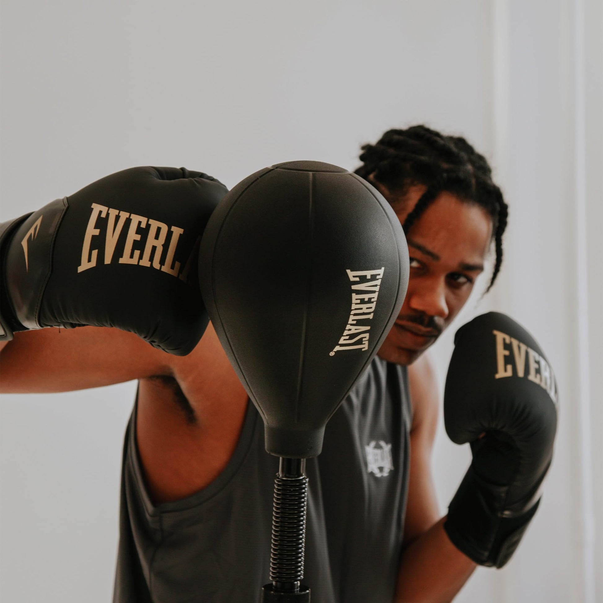 Everlast Elite 2 Hyperflex Freestanding Bag – Superior Construction, Dual Locking Spring, Advanced Target Training, Fillable Base, Easy Setup – Great for Boxing, Cardio, Full Body Workout The Champ Gear