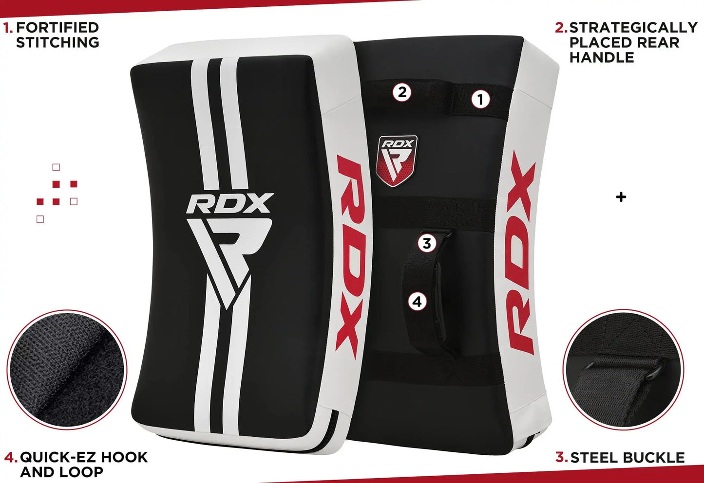 RDX Kick Shield  | 60CM Large Heavy Curved - The Champ Gear