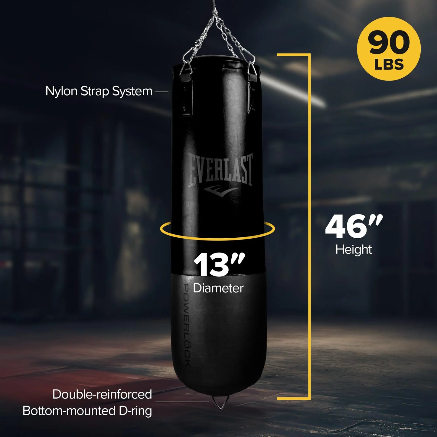 Everlast Powerlock Heavy Bag - The Champ Gear