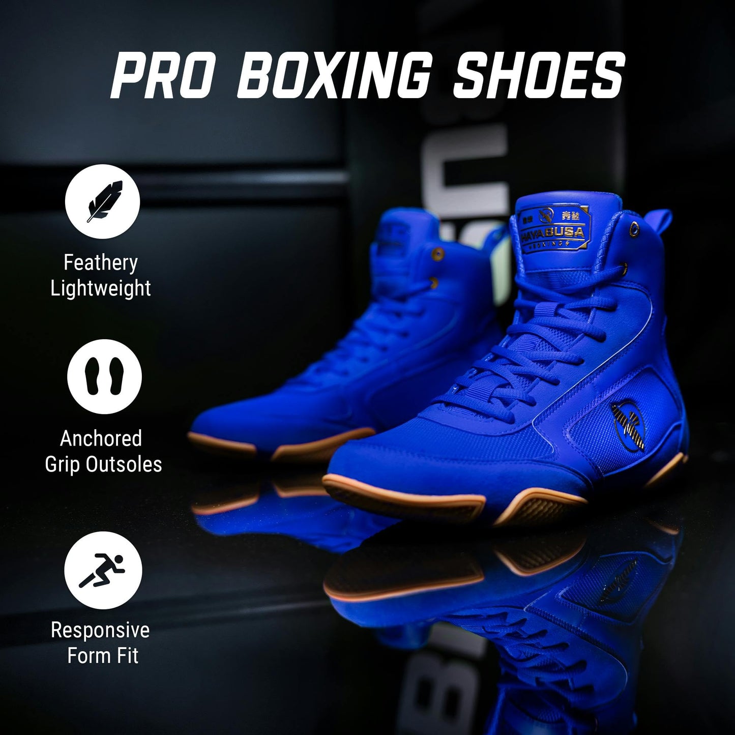 Hayabusa Pro Boxing Shoes for Men & Women The Champ Gear