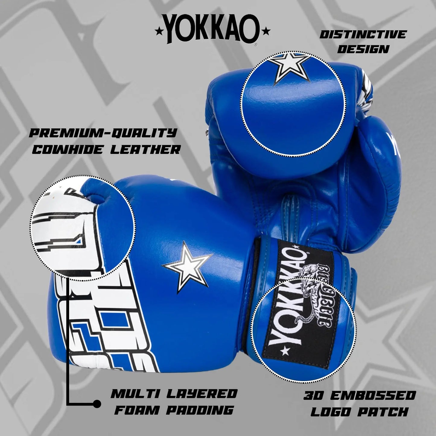 YOKKAO Design Breathable Muay Thai Boxing Glove The Champ Gear