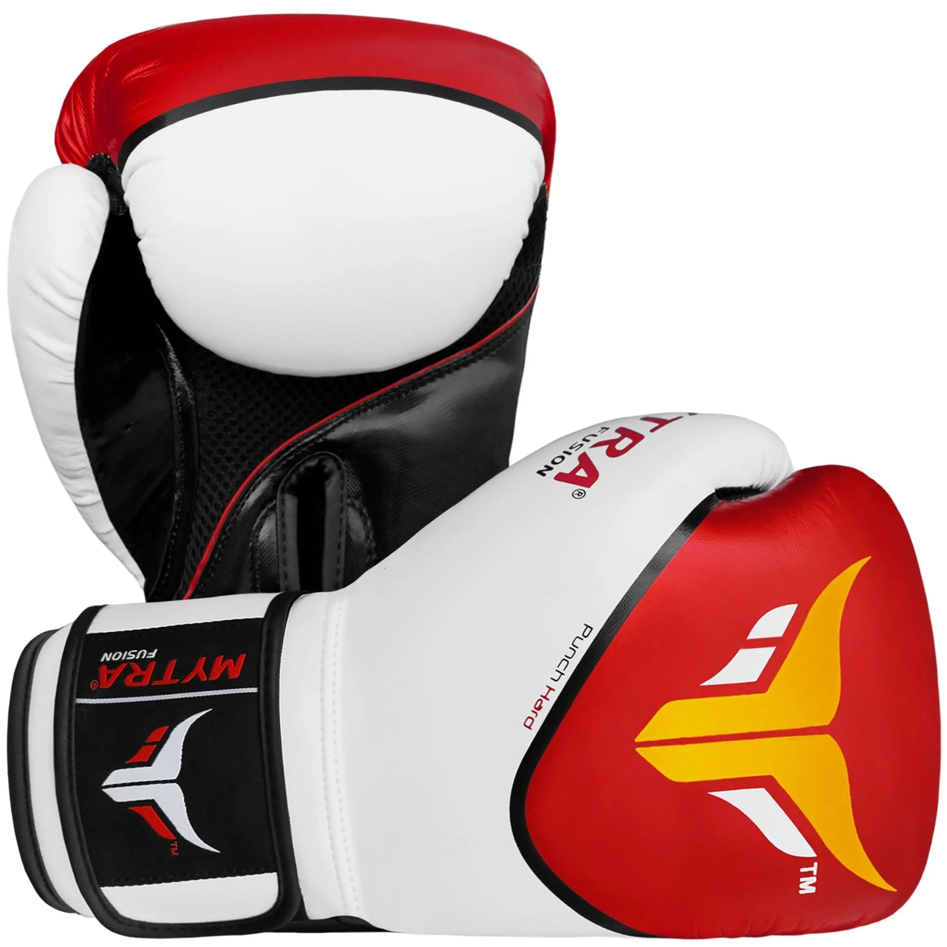 Mytra Fusion Boxing Gloves Pro Training Sparring Kickboxing Gloves for Men Women Workout Gloves MMA Muay Thai Punching Gloves 10 oz 12 oz 14 oz 16 oz The Champ Gear