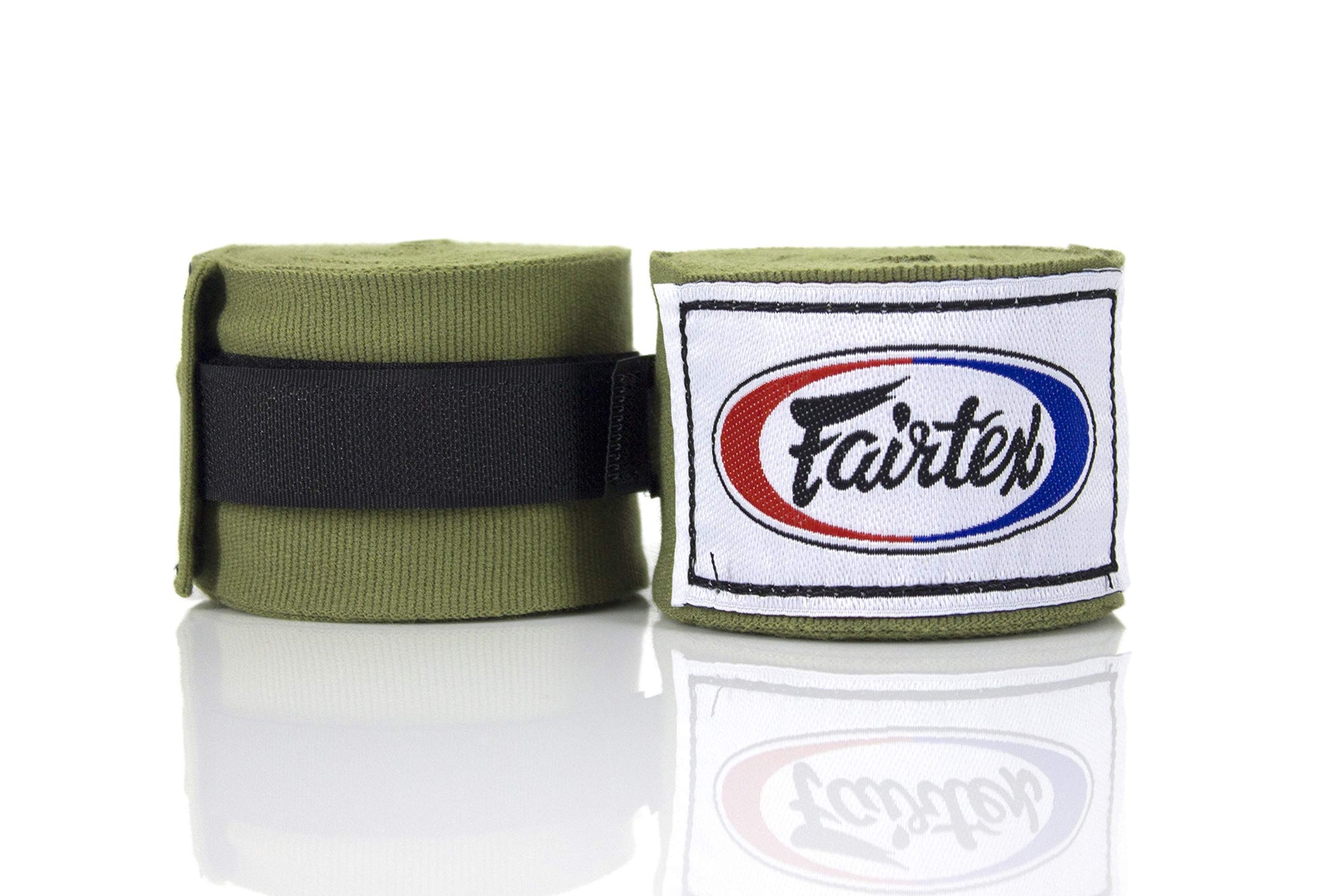 Fairtex HW2 Elastic Cotton Handwraps, 120' and 180" Full Length Hand Wraps-Many Colors The Champ Gear