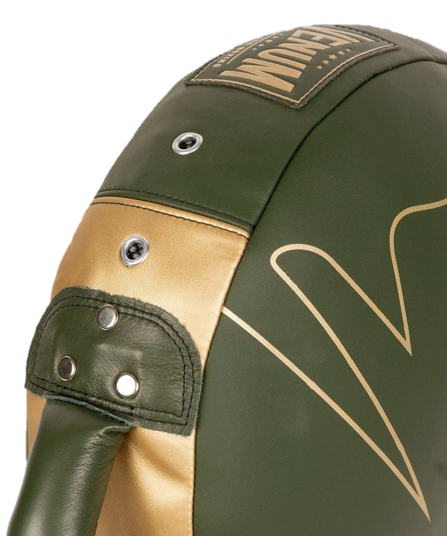 Venum Pro Boxing Round Punch Shield - Khaki/Gold The Champ Gear