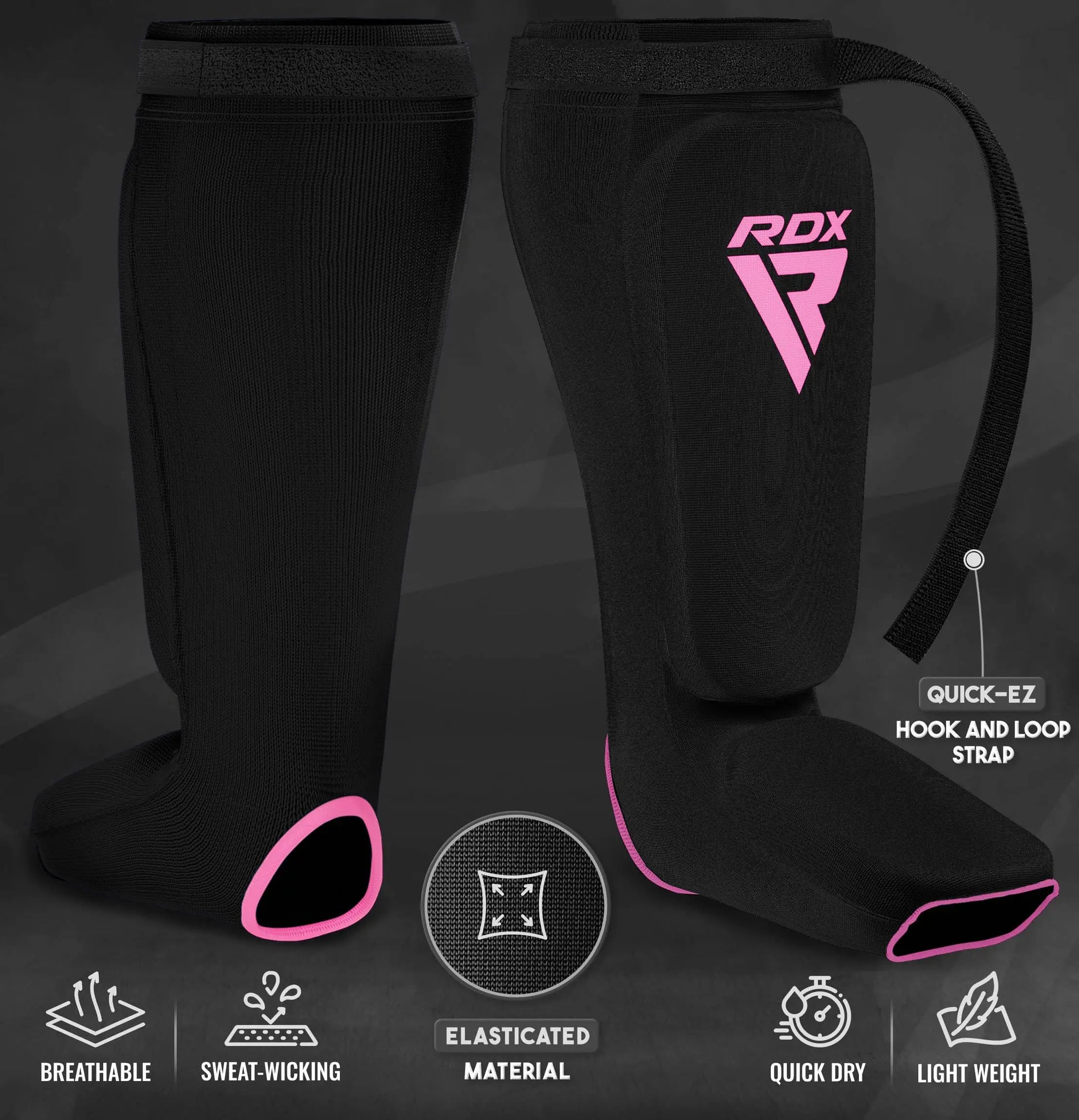 RDX Shin Guards – SATRA Approved, Kickboxing, MMA, Muay Thai, Boxing, Taekwondo – Padded Protection for Men & Women - The Champ Gear