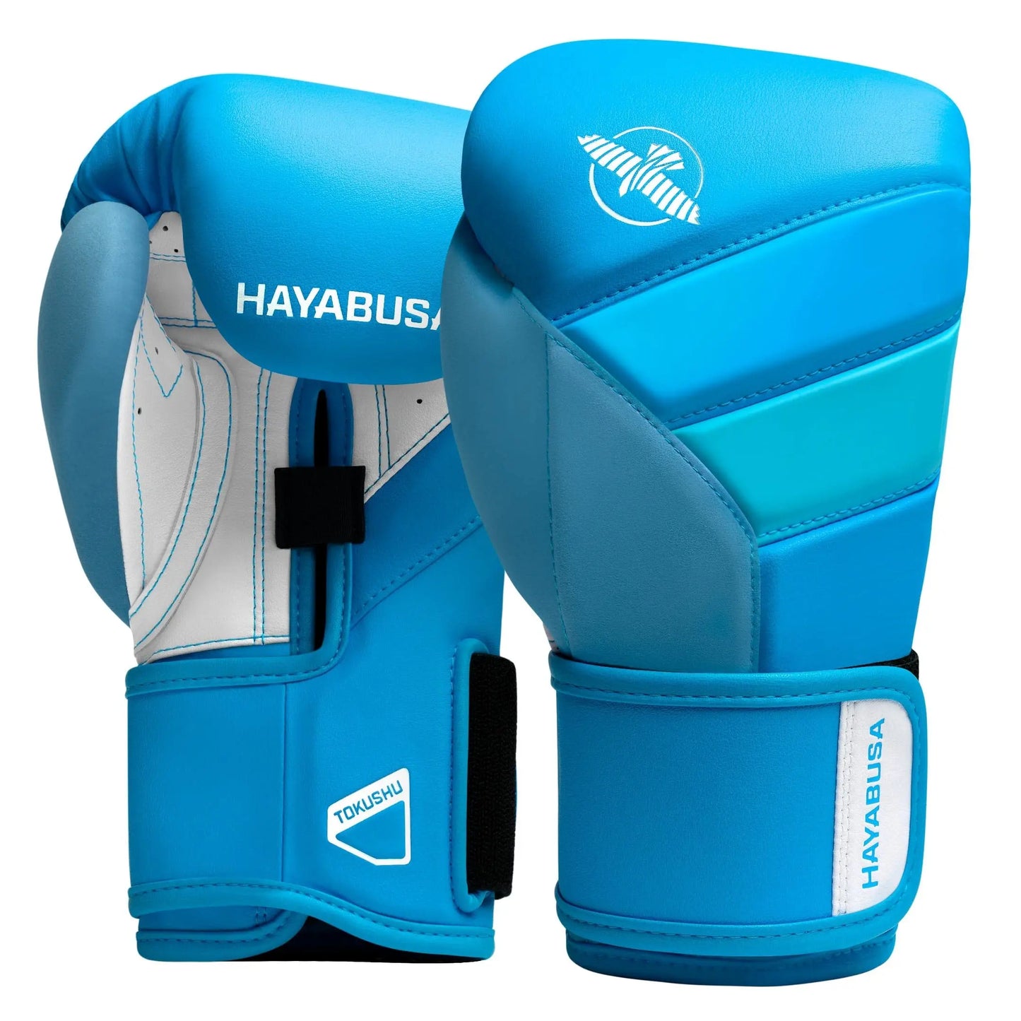 Hayabusa T3 Boxing Gloves for Men and Women Wrist and Knuckle Protection, Dual-X Hook and Loop Closure, Splinted Wrist Support, 5 Layer Foam Knuckle Padding The Champ Gear