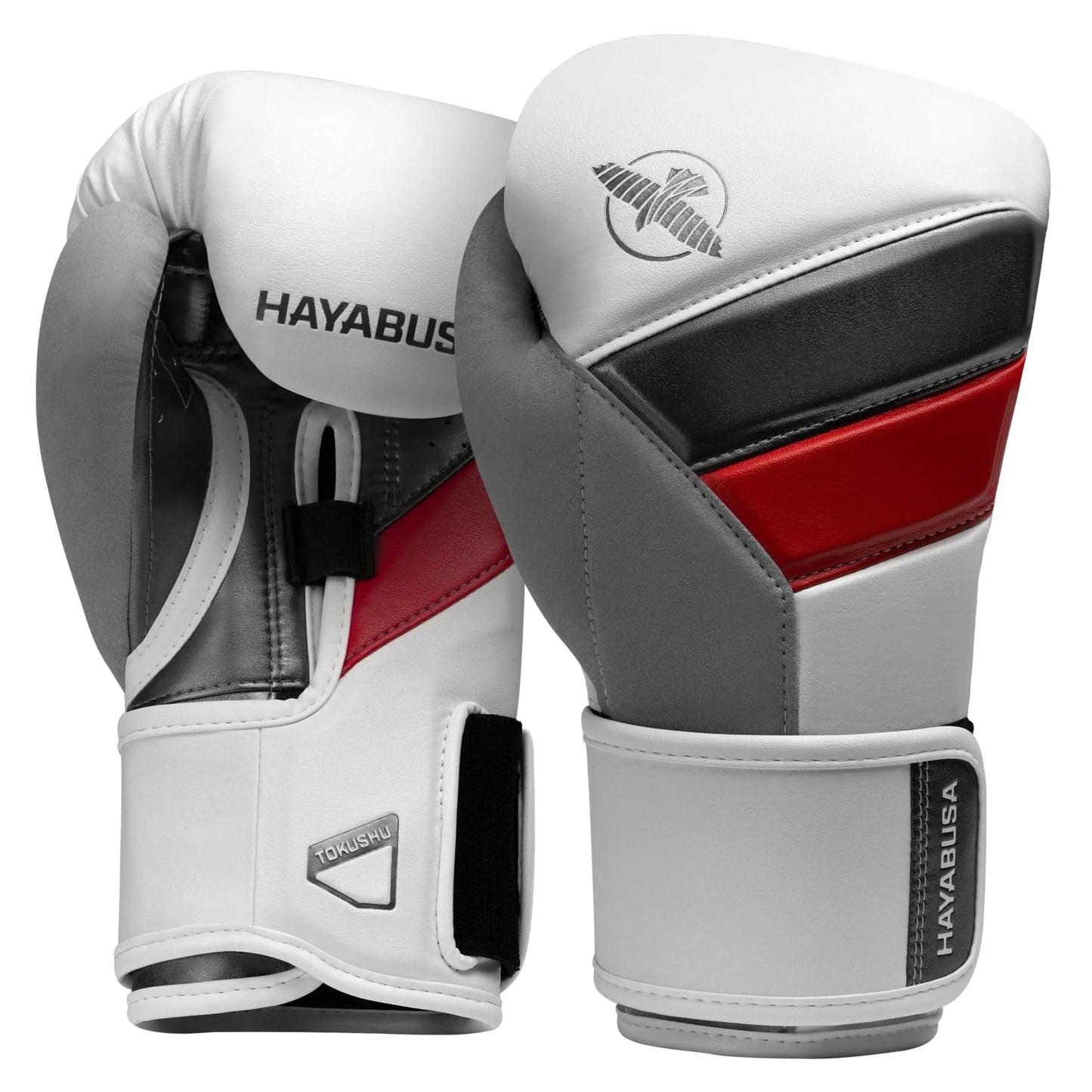 Hayabusa T3 Boxing Gloves for Men and Women Wrist and Knuckle Protection, Dual-X Hook and Loop Closure, Splinted Wrist Support, 5 Layer Foam Knuckle Padding The Champ Gear