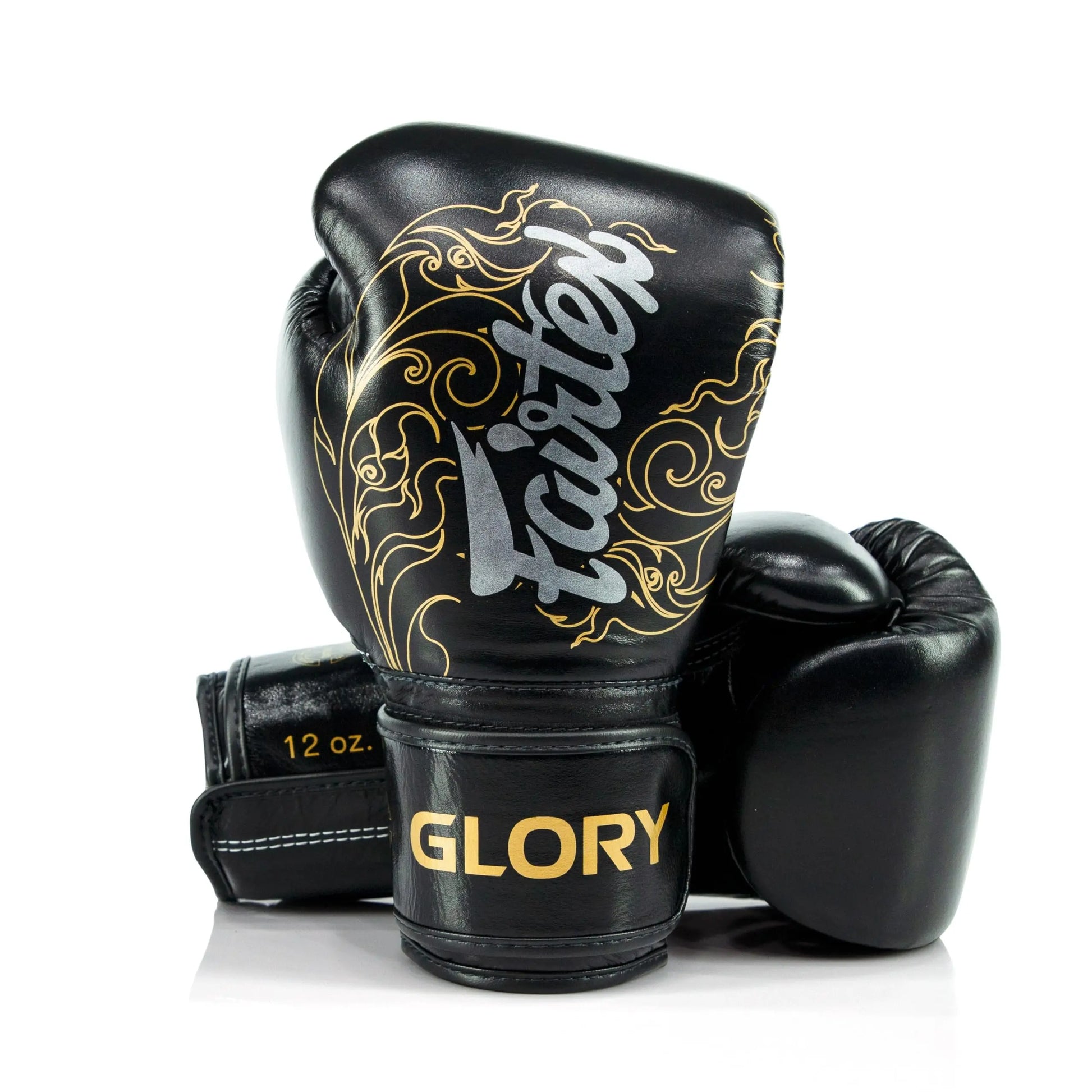 Fairtex Glory Training Gloves - Premium Leather MMA & Boxing Gloves |Handmade in Thailand - Shock-Absorbing Foam Padding | Ideal for Kickboxing, Sparring & Competition The Champ Gear