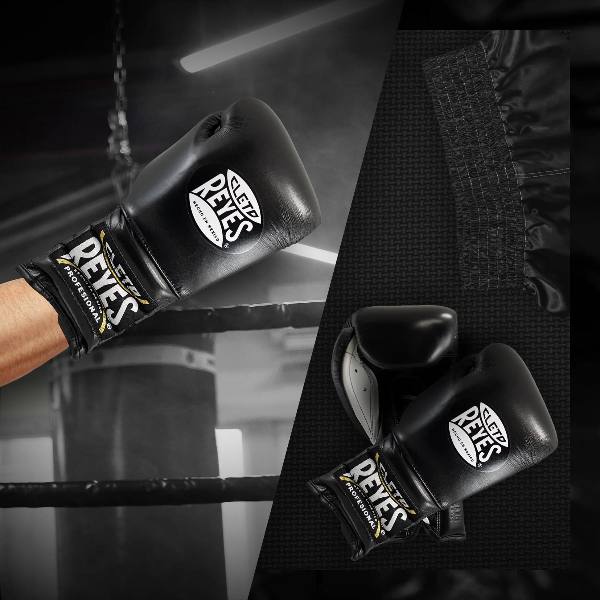 CLETO REYES Traditional Professional Boxing Gloves with Laces for Training, Sparring and Heavy Punching Bags for Men and Women, MMA, Kickboxing, Muay Thai The Champ Gear