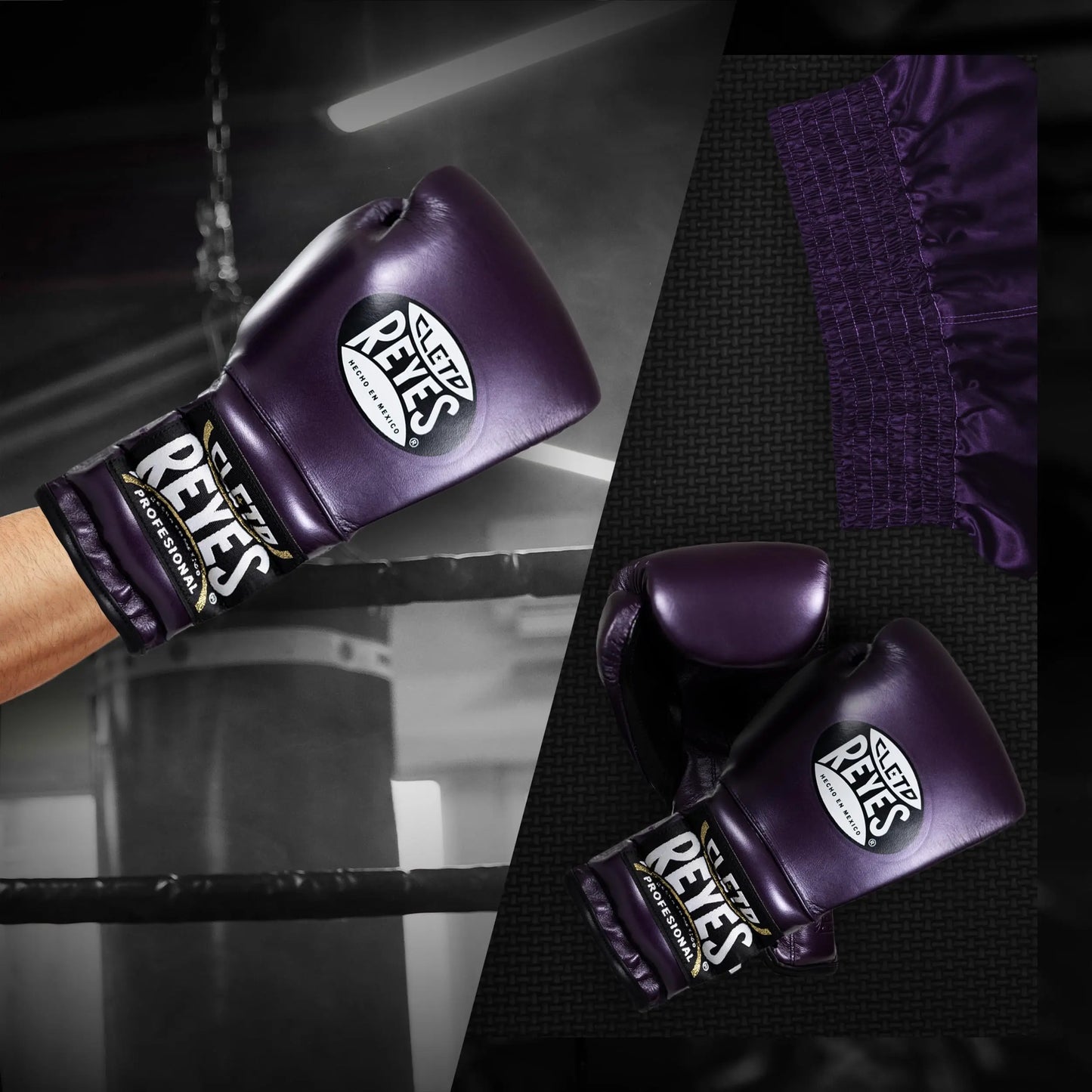 CLETO REYES Traditional Professional Boxing Gloves with Laces for Training, Sparring and Heavy Punching Bags for Men and Women, MMA, Kickboxing, Muay Thai The Champ Gear