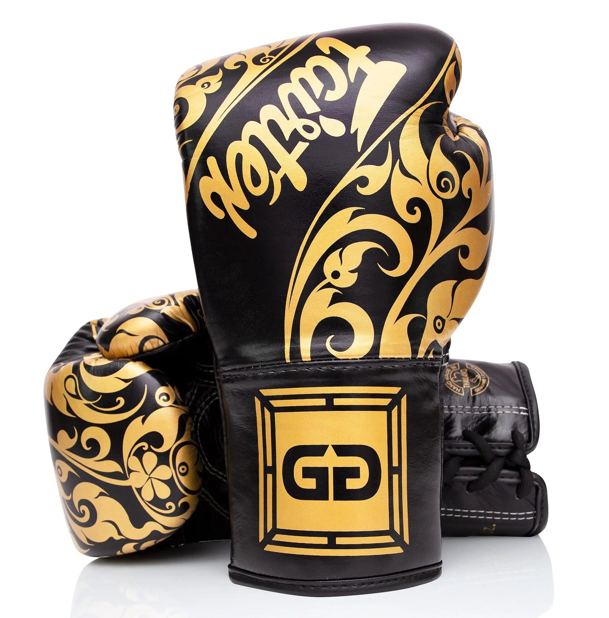 Fairtex Glory Training Gloves - Premium Leather MMA & Boxing Gloves |Handmade in Thailand - Shock-Absorbing Foam Padding | Ideal for Kickboxing, Sparring & Competition The Champ Gear