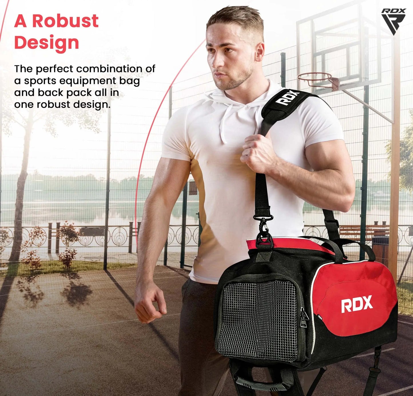 RDX Gym Holdall Gear Bag Duffle Gear Kit Sports MMA Gymsacks - The Champ Gear