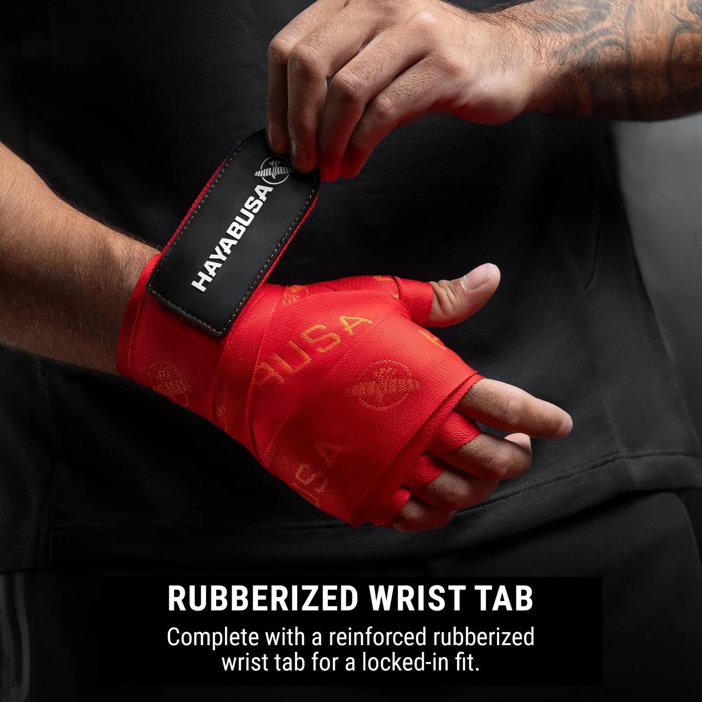 Hayabusa Deluxe Boxing Hand Wraps for Men and Women MMA, Kickboxing and Muay Thai - 4 Colors, 180 inches The Champ Gear