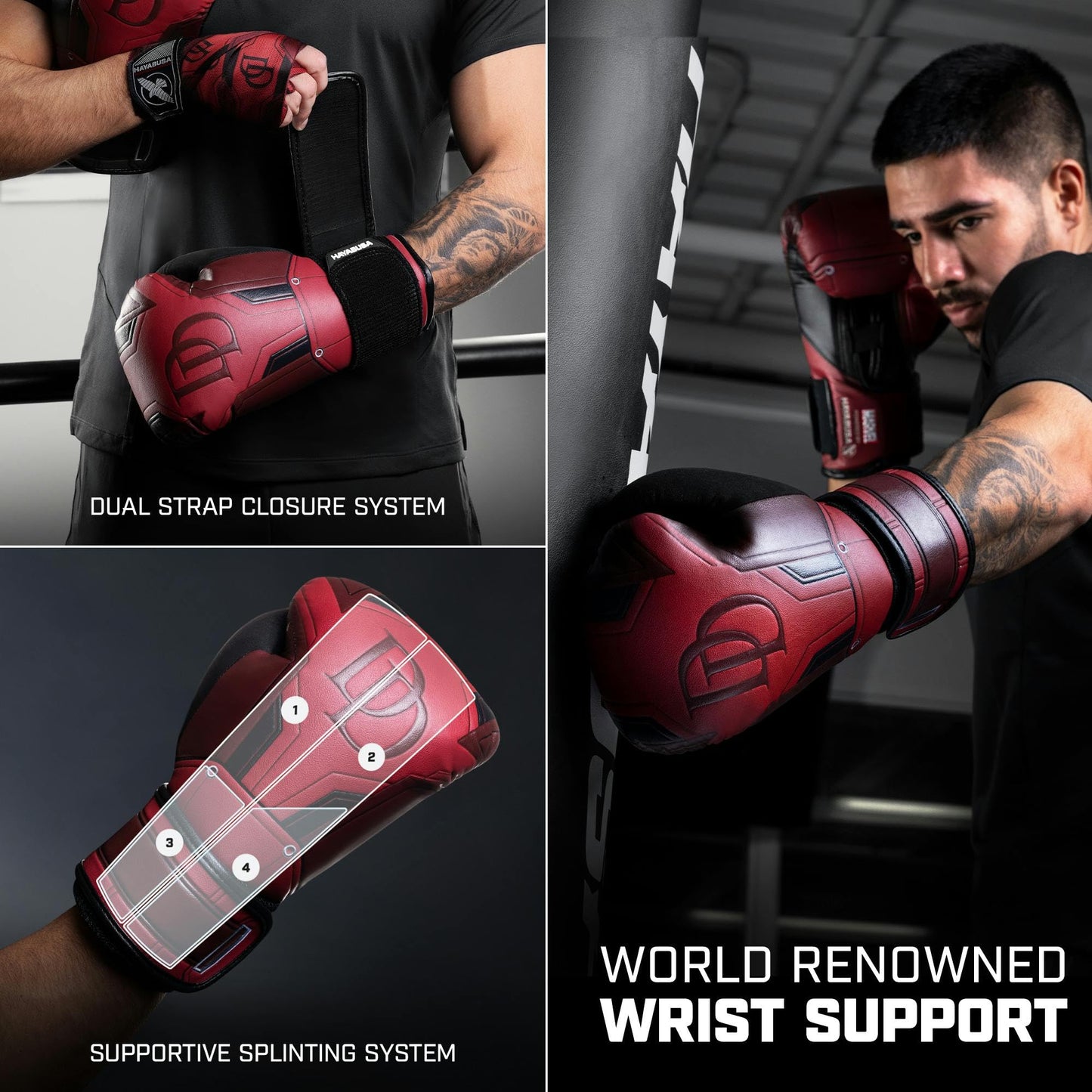 Hayabusa Marvel Hero Elite Boxing Gloves for Men and Women The Champ Gear