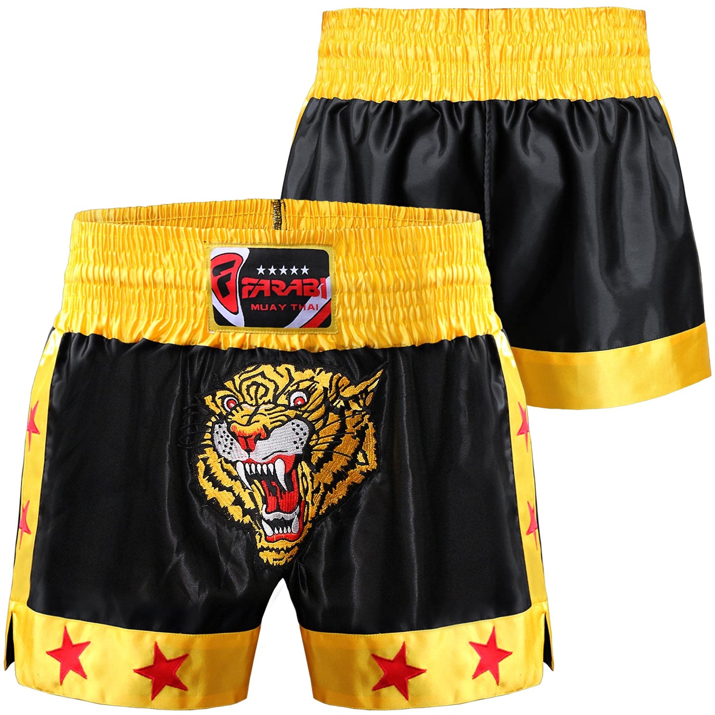 Muay Thai Shorts MMA Boxing Cage Fighting Kick Boxing Tiger Emorided Trunks The Champ Gear