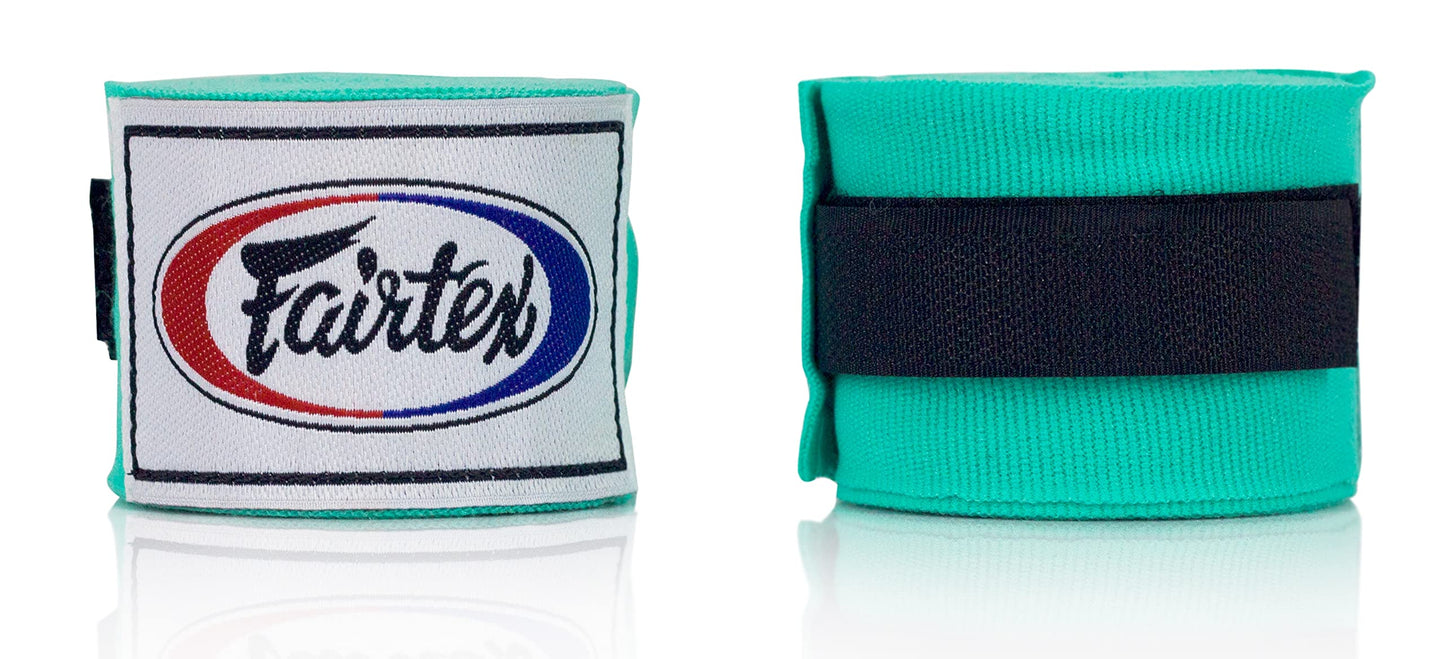 Fairtex HW2 Elastic Cotton Handwraps, 120' and 180" Full Length Hand Wraps-Many Colors The Champ Gear