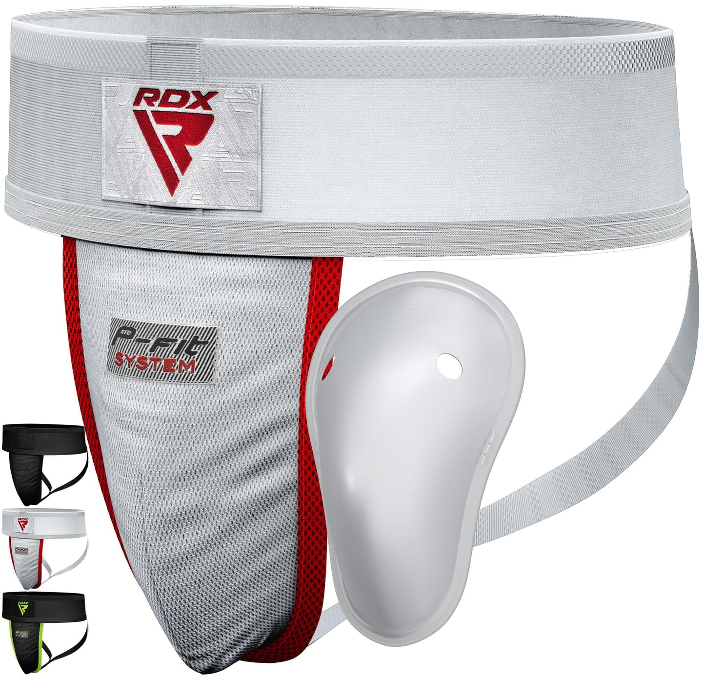 RDX Groin Guard Cup Men, Boxing Kickboxing MMA Muay Thai Sparring Groin Protector, Ventilated Adjustable, Jockstrap Taekwondo, Underwear Jiu Jitsu BJJ Protection, Boys Youth The Champ Gear