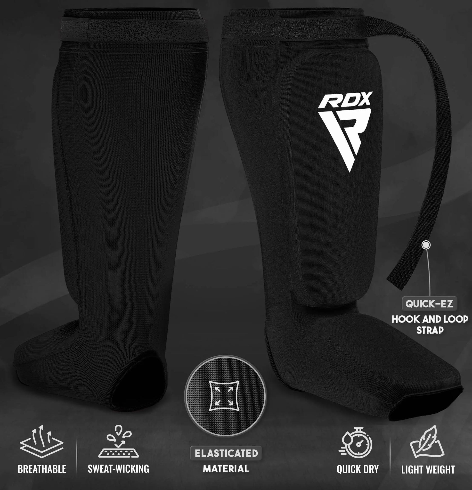 RDX Shin Guards – SATRA Approved, Kickboxing, MMA, Muay Thai, Boxing, Taekwondo – Padded Protection for Men & Women - The Champ Gear