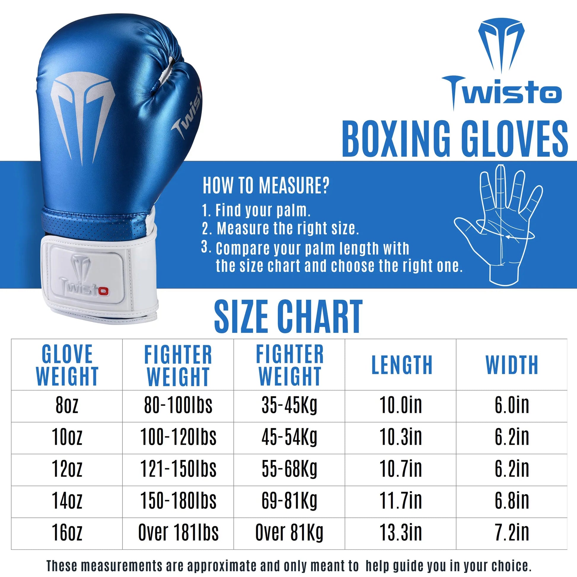 Twisto Boxing Gloves | Sparring X7 Pro Series - The Champ Gear