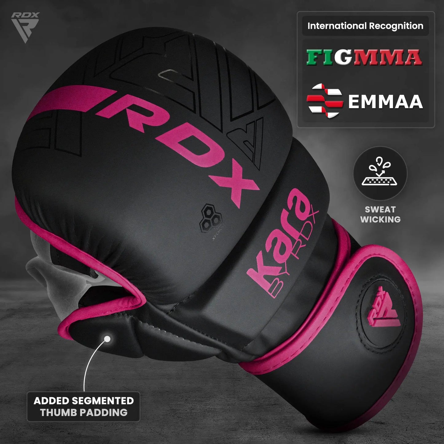 RDX MMA Hybrid Gloves – Open Palm, Maya Hide Leather - The Champ Gear