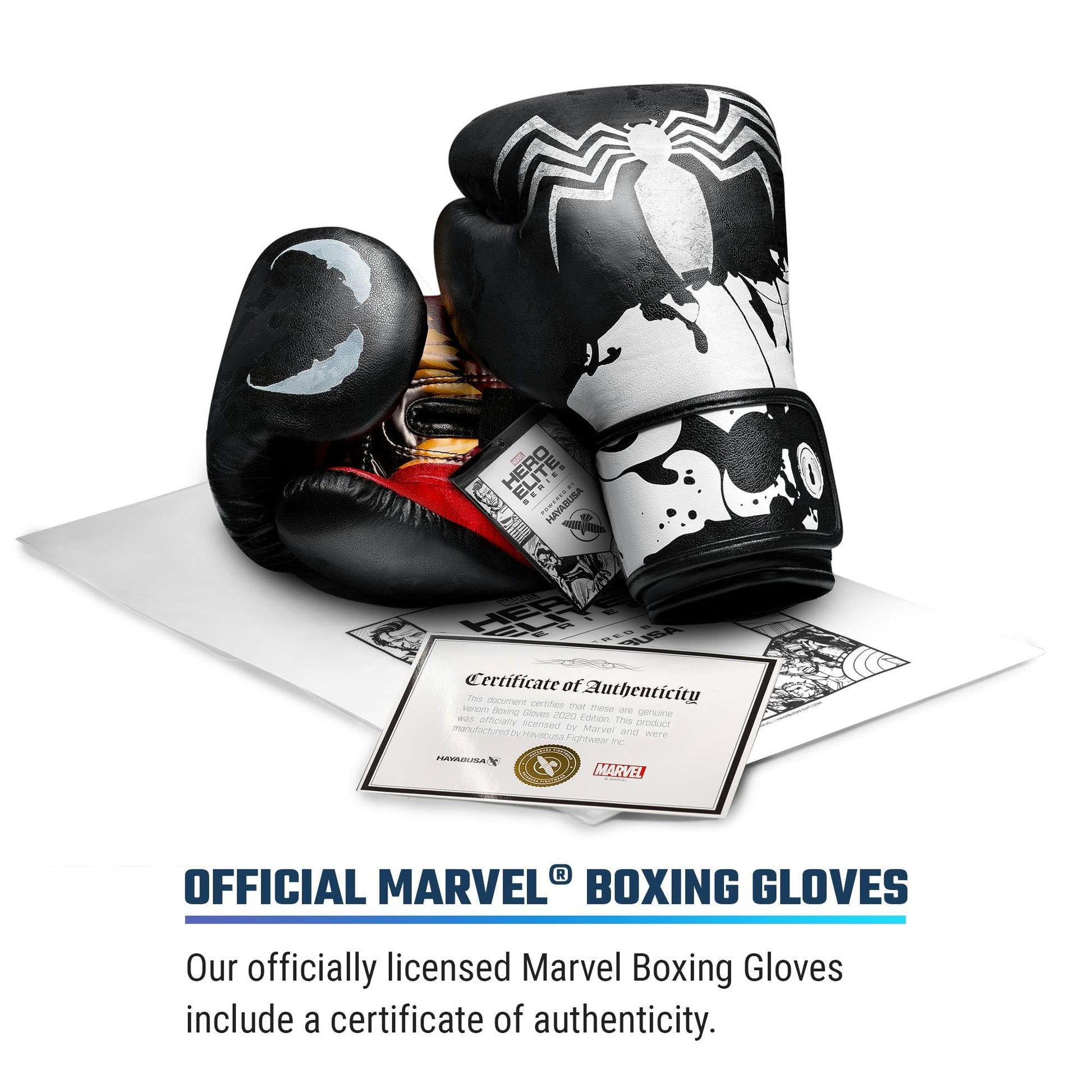 Hayabusa Marvel Hero Elite Boxing Gloves for Men and Women The Champ Gear