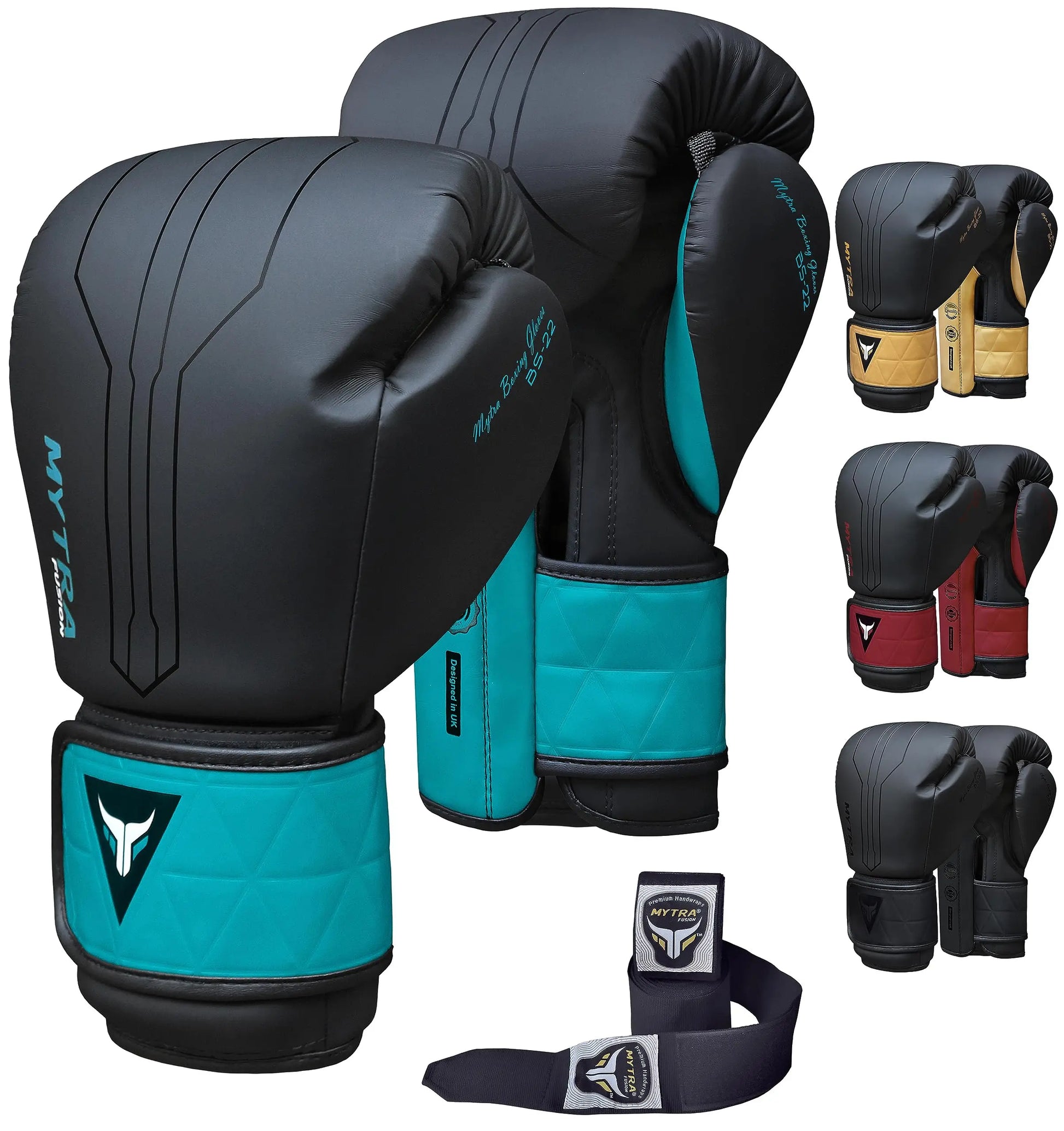 Mytra Fusion Boxing Gloves Included with Free Hand Wraps Punching Gloves MMA Training Muay Thai Gloves Men & Women Kickboxing Gloves The Champ Gear