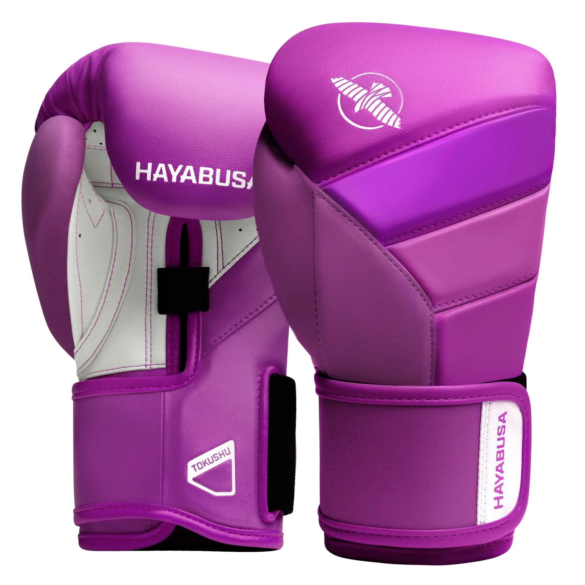 Hayabusa T3 Boxing Gloves for Men and Women Wrist and Knuckle Protection, Dual-X Hook and Loop Closure, Splinted Wrist Support, 5 Layer Foam Knuckle Padding The Champ Gear