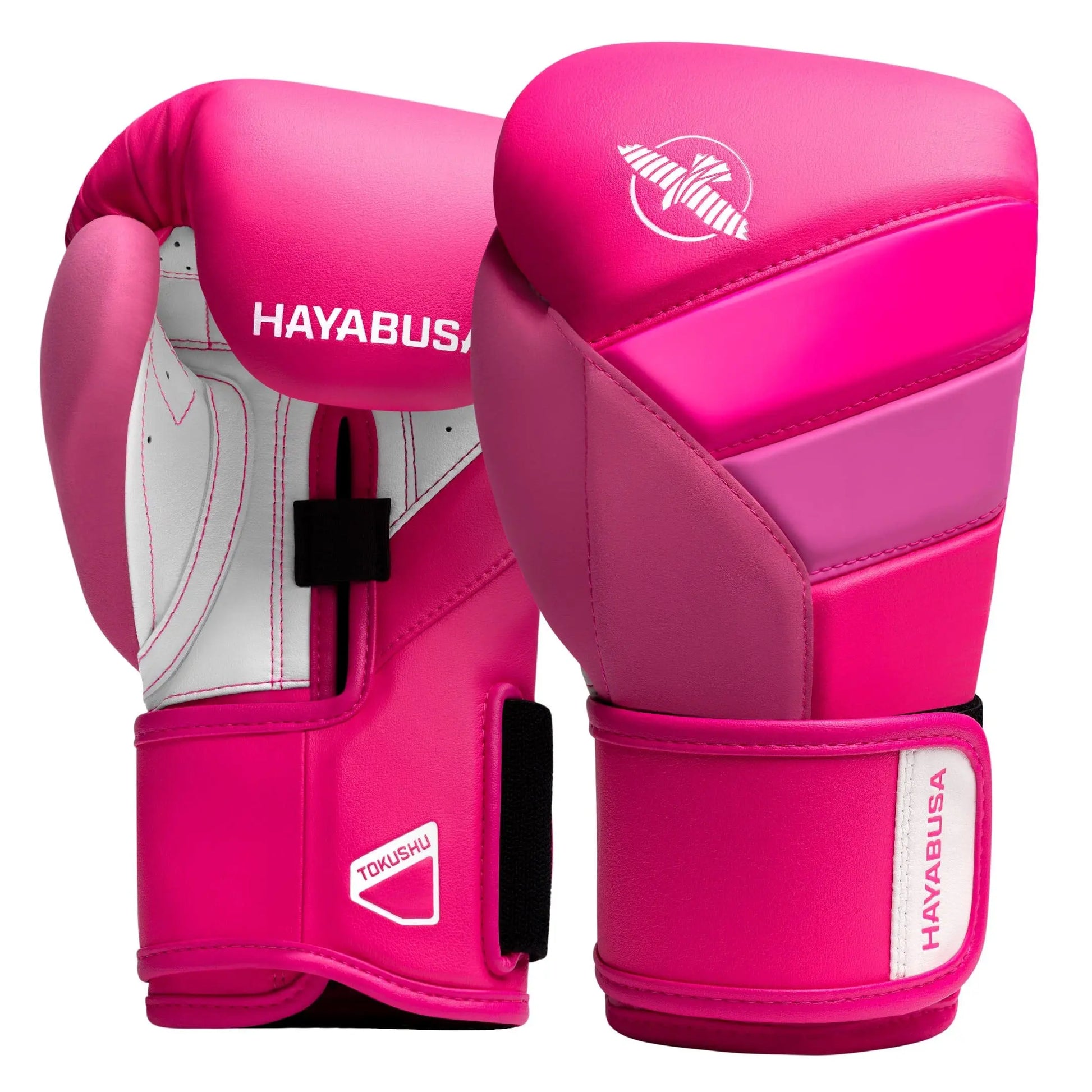 Hayabusa T3 Boxing Gloves for Men and Women Wrist and Knuckle Protection, Dual-X Hook and Loop Closure, Splinted Wrist Support, 5 Layer Foam Knuckle Padding The Champ Gear