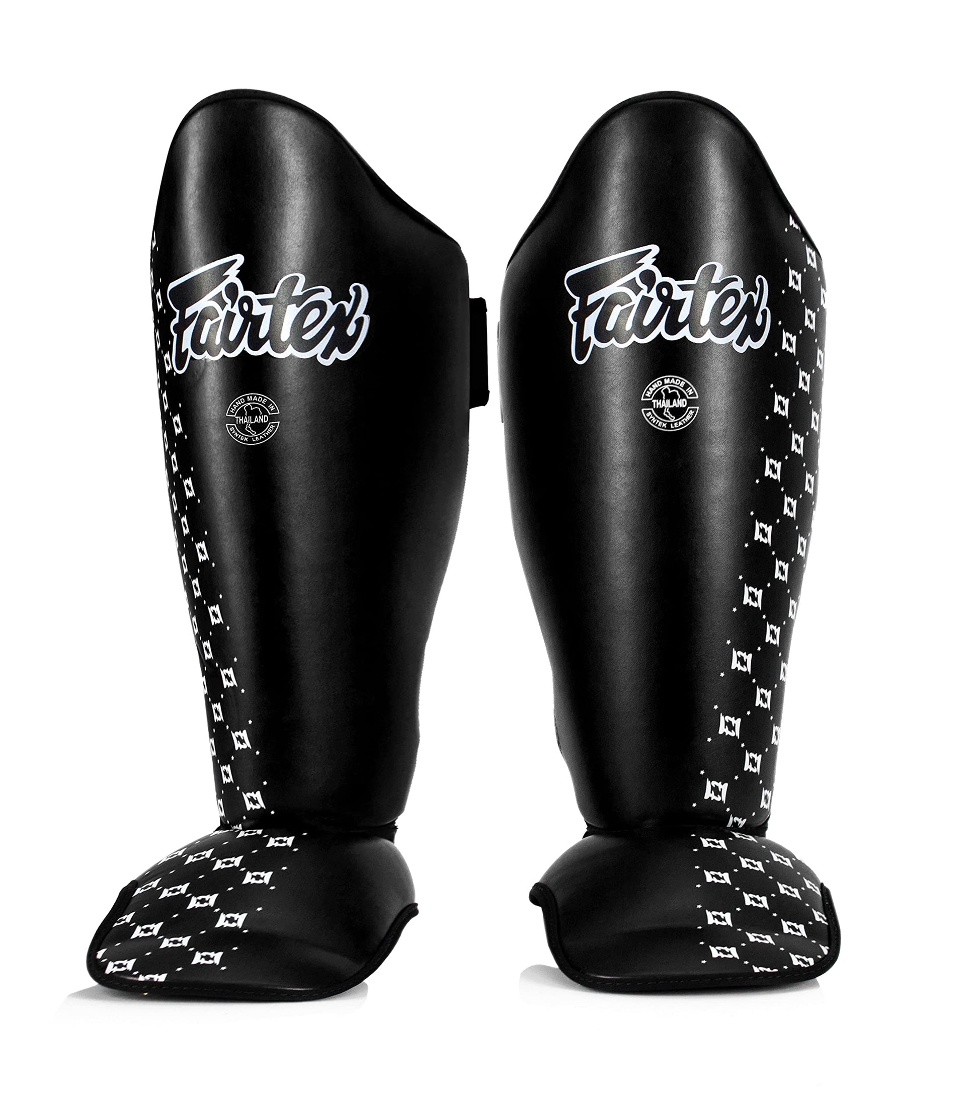 Fairtex SP5 Muay Thai Shin Guards for Men, Women, Kids | Shinguards are Premium, Lightweight & Durable | Extended Protection to Avoid shin splints During Training or Sparring The Champ Gear