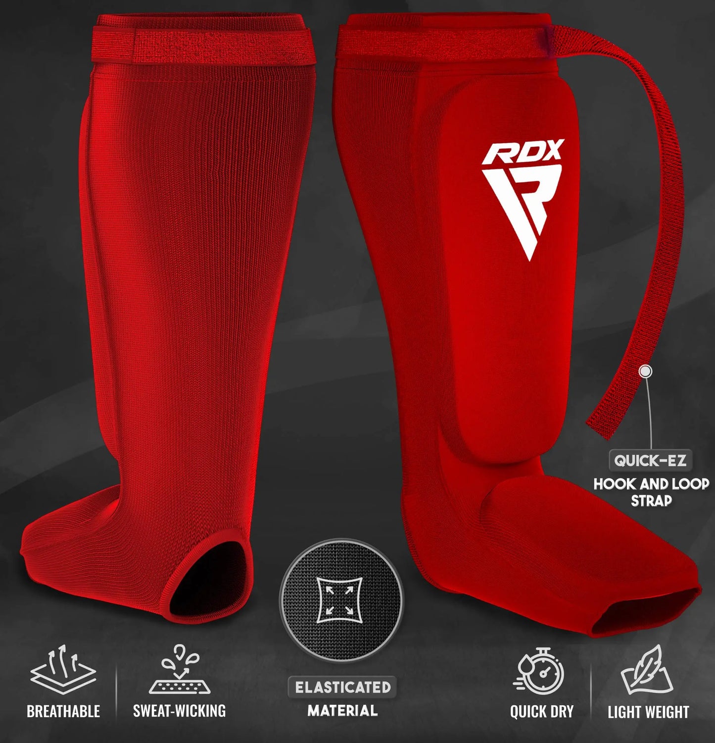 RDX Shin Guards – SATRA Approved, Kickboxing, MMA, Muay Thai, Boxing, Taekwondo – Padded Protection for Men & Women - The Champ Gear