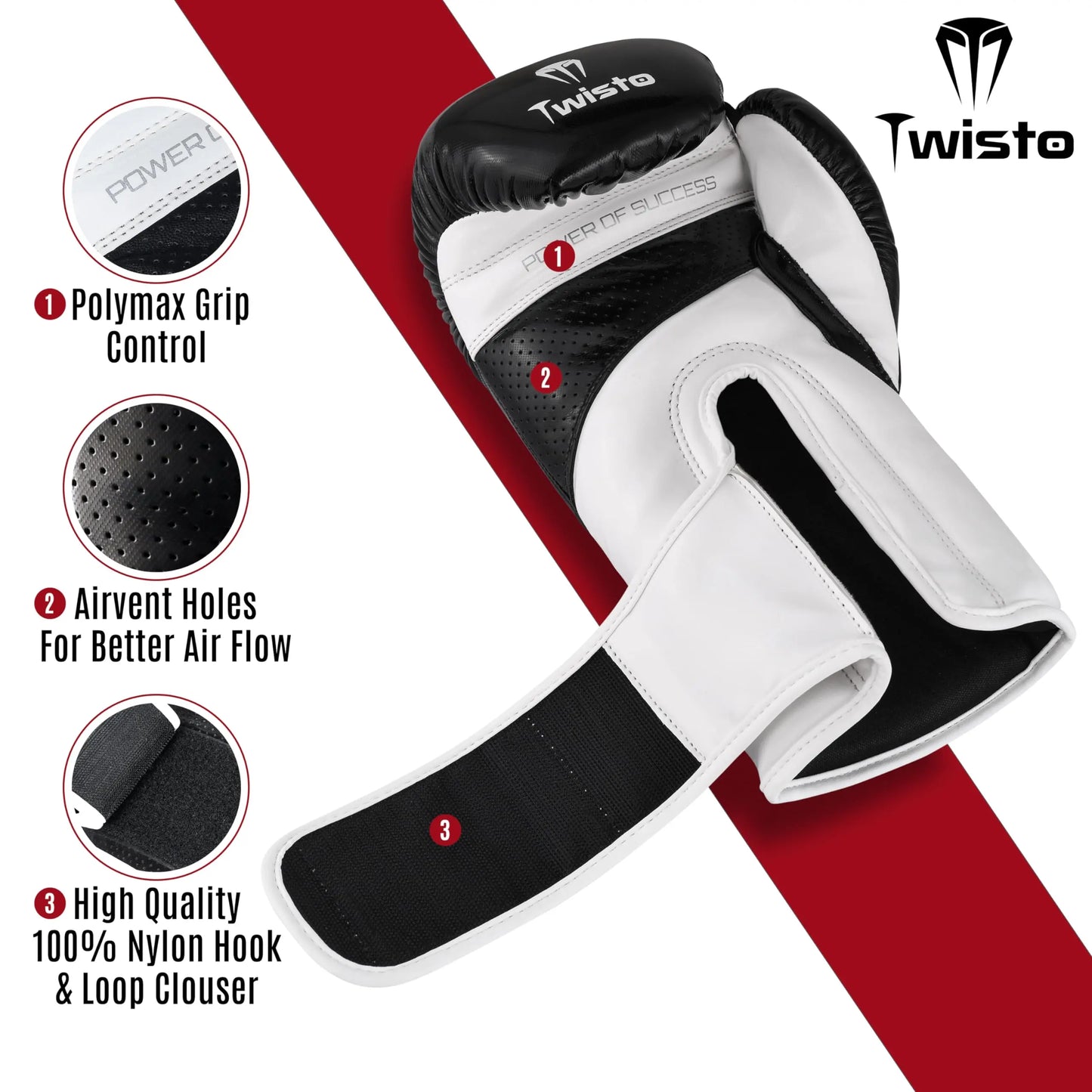 Twisto Boxing Gloves | Sparring X7 Pro Series - The Champ Gear