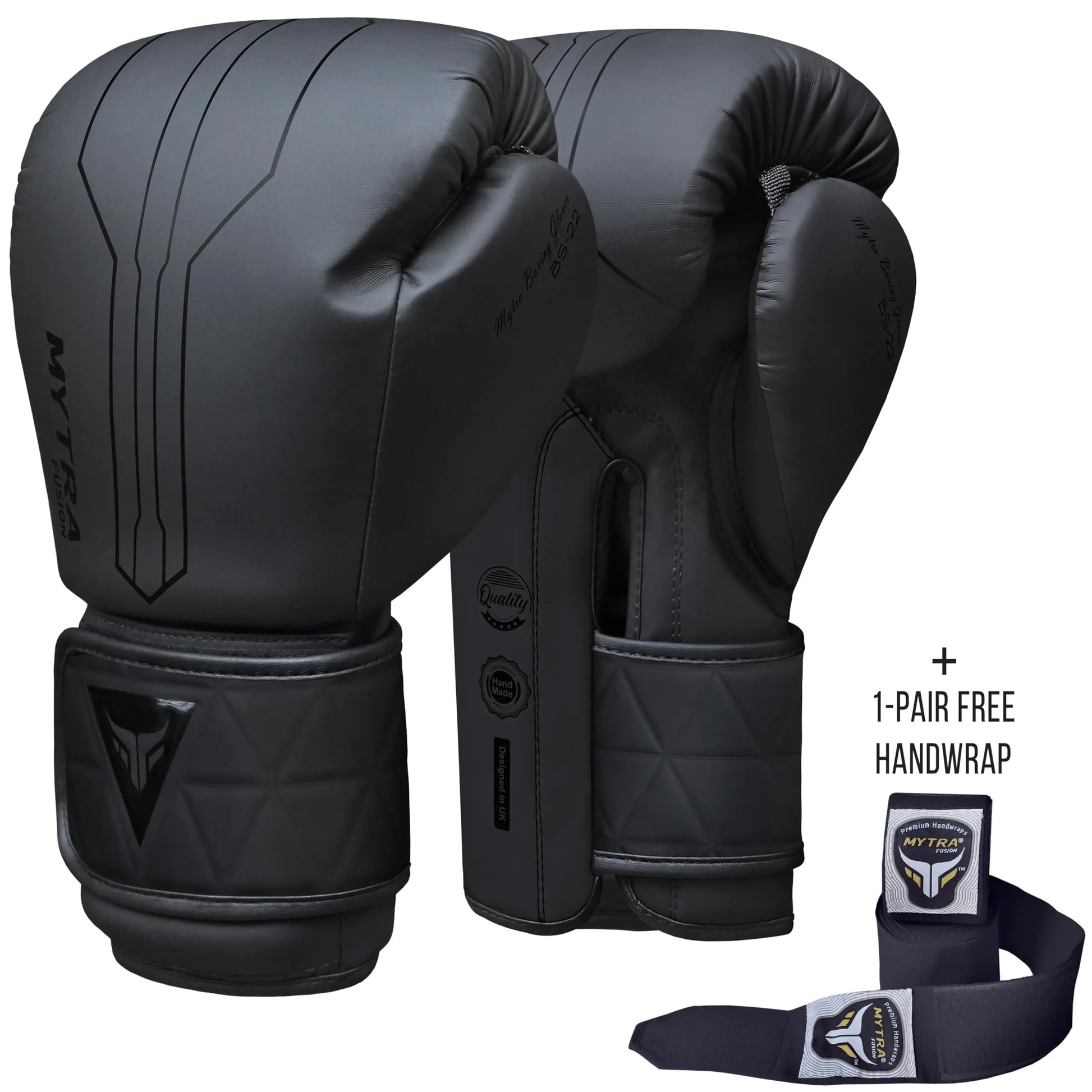 Mytra Fusion Boxing Gloves Included with Free Hand Wraps Punching Gloves MMA Training Muay Thai Gloves Men & Women Kickboxing Gloves The Champ Gear