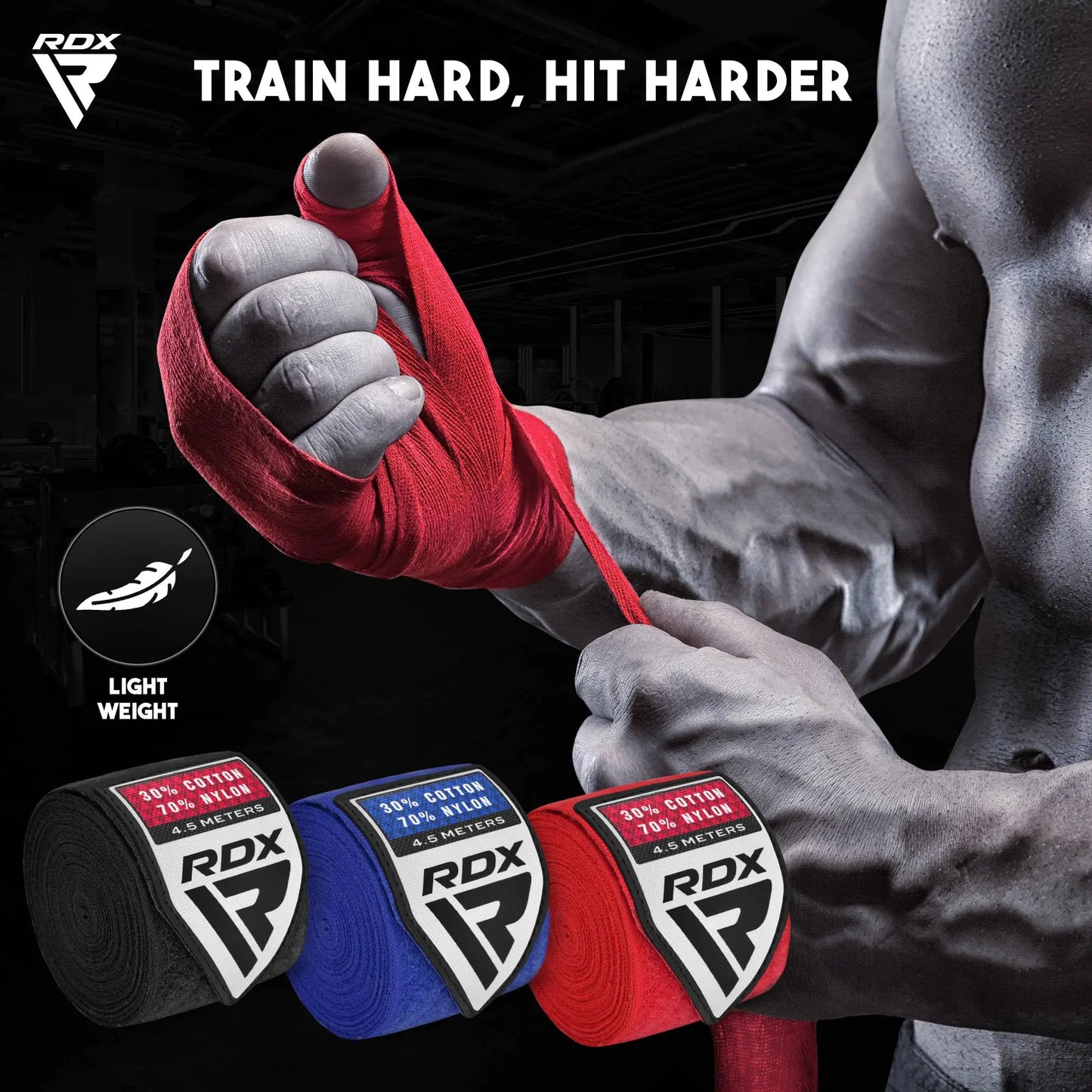 RDX |  Boxing Hand Wraps - The Champ Gear