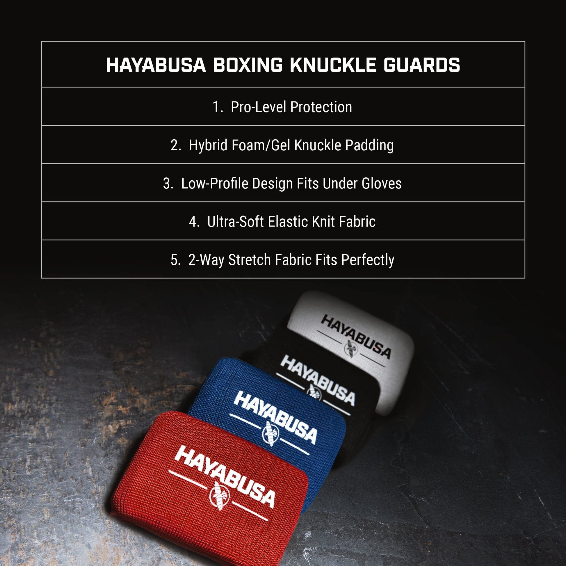 Hayabusa Boxing Knuckle Guards The Champ Gear