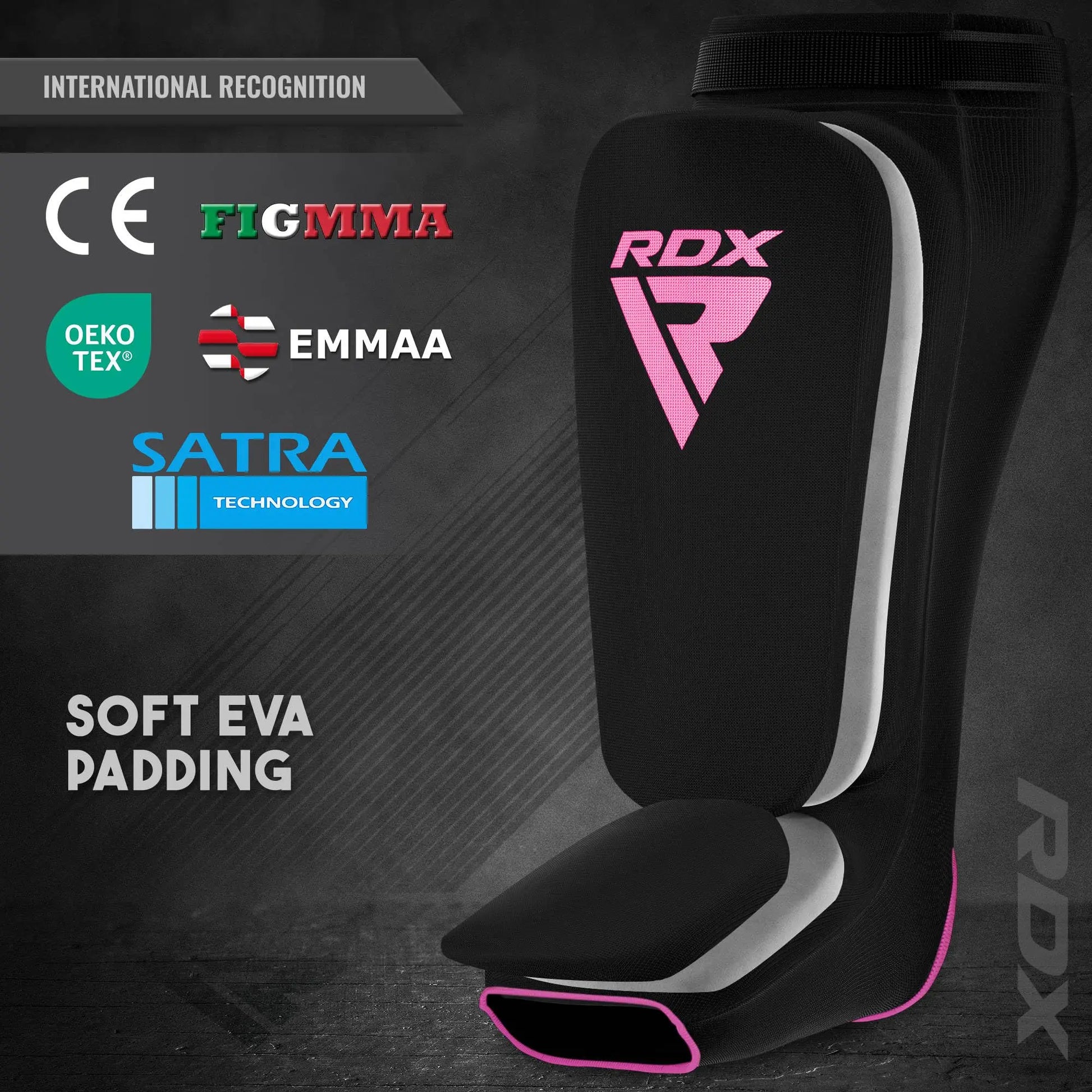 RDX Shin Guards – SATRA Approved, Kickboxing, MMA, Muay Thai, Boxing, Taekwondo – Padded Protection for Men & Women - The Champ Gear