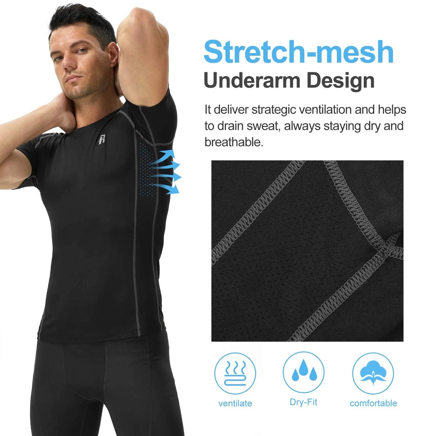 Runhit Long Sleeve Compression Shirts The Champ Gear