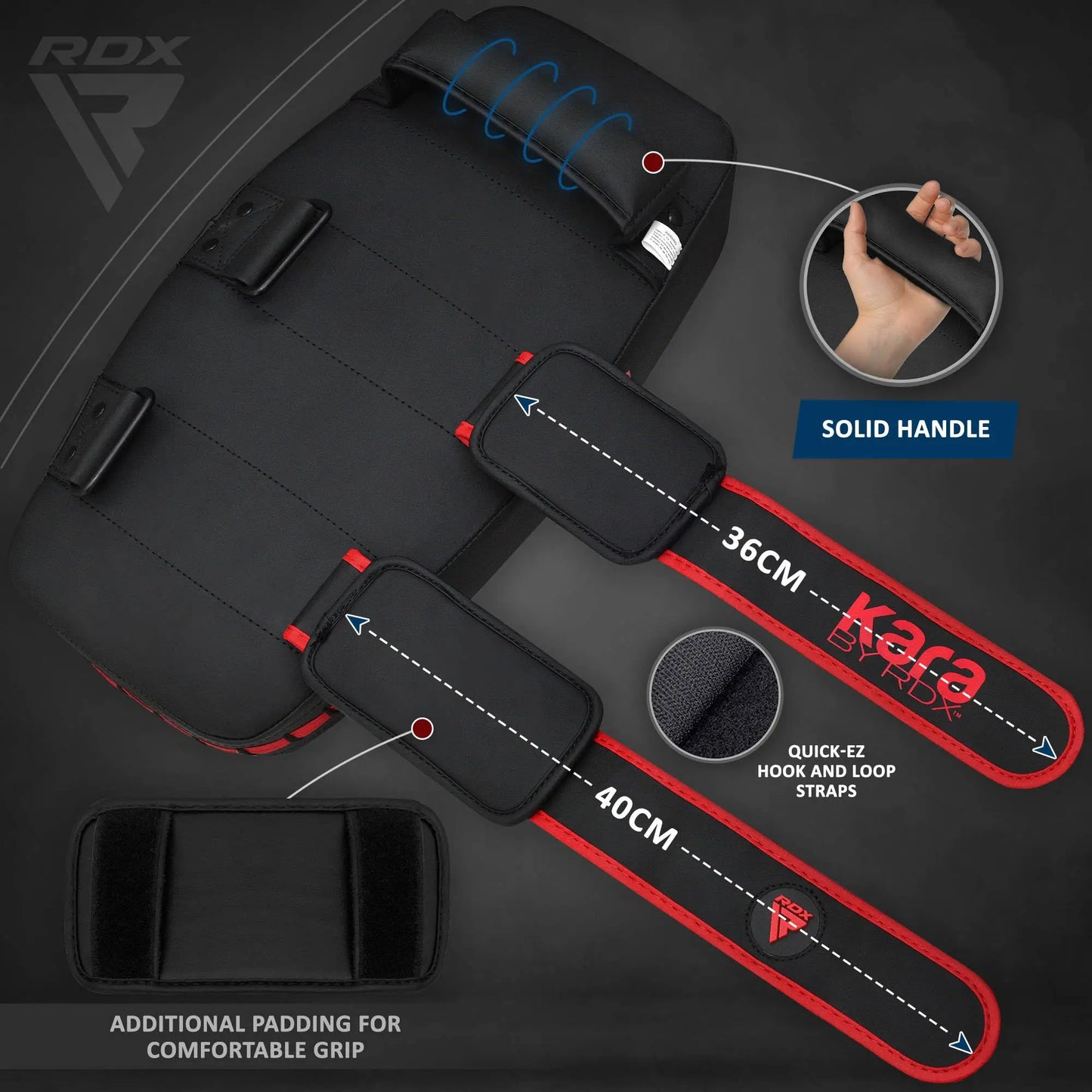 RDX | Thai Pads Curved Kickboxing Shield - The Champ Gear