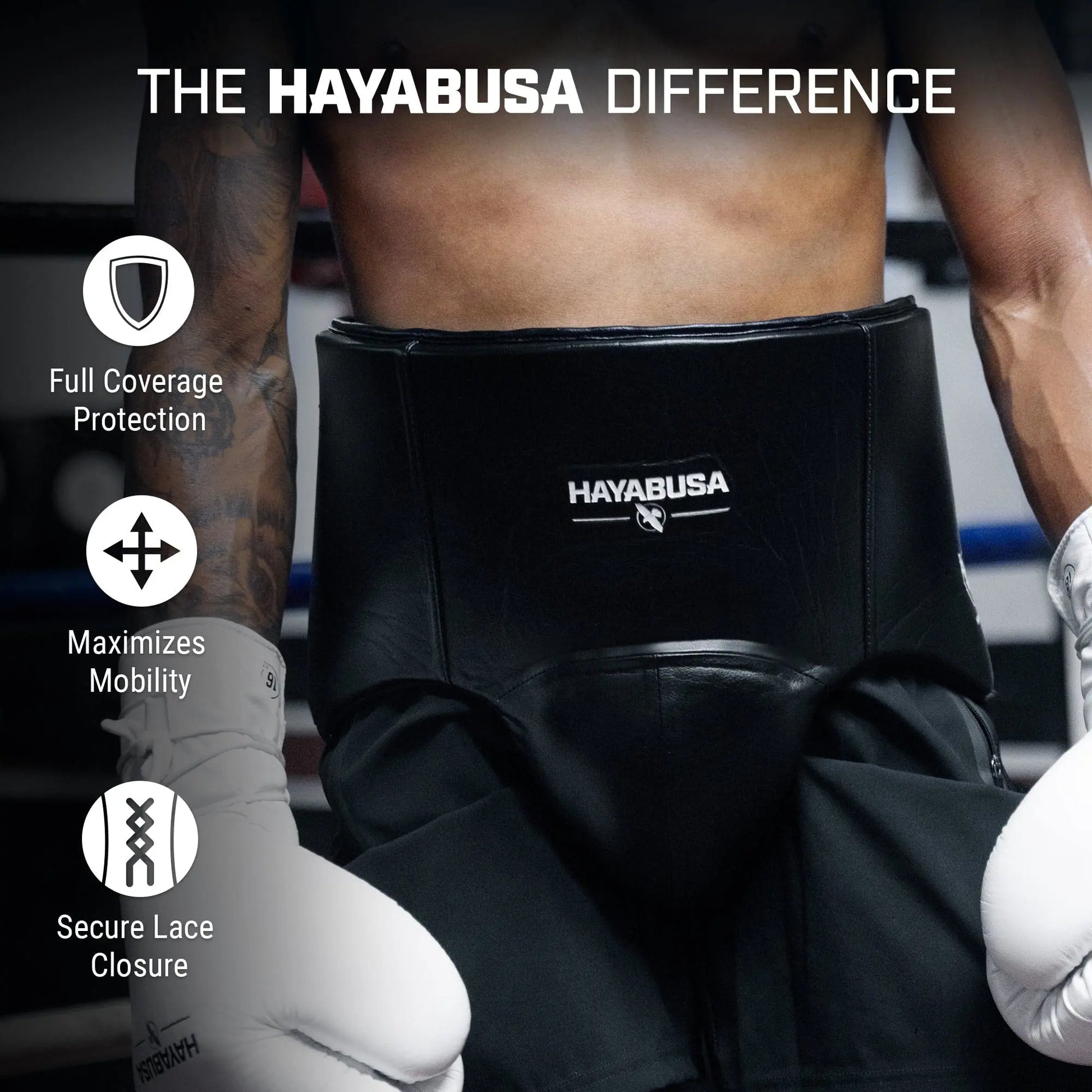 Hayabusa Pro Boxing Groin Protector for Men - The Champ Gear