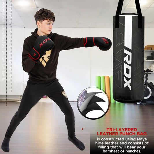 RDX Kids Punching Bag Set - 2FT with Gloves, Home Gym Training - The Champ Gear