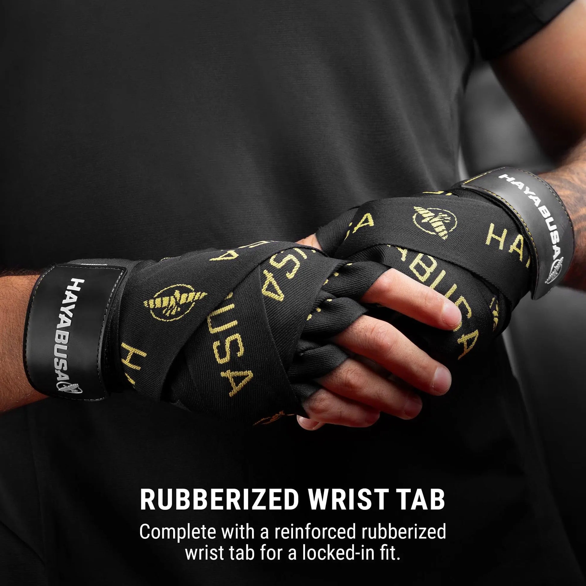 Hayabusa Deluxe Boxing Hand Wraps for Men and Women MMA, Kickboxing and Muay Thai - 4 Colors, 180 inches The Champ Gear