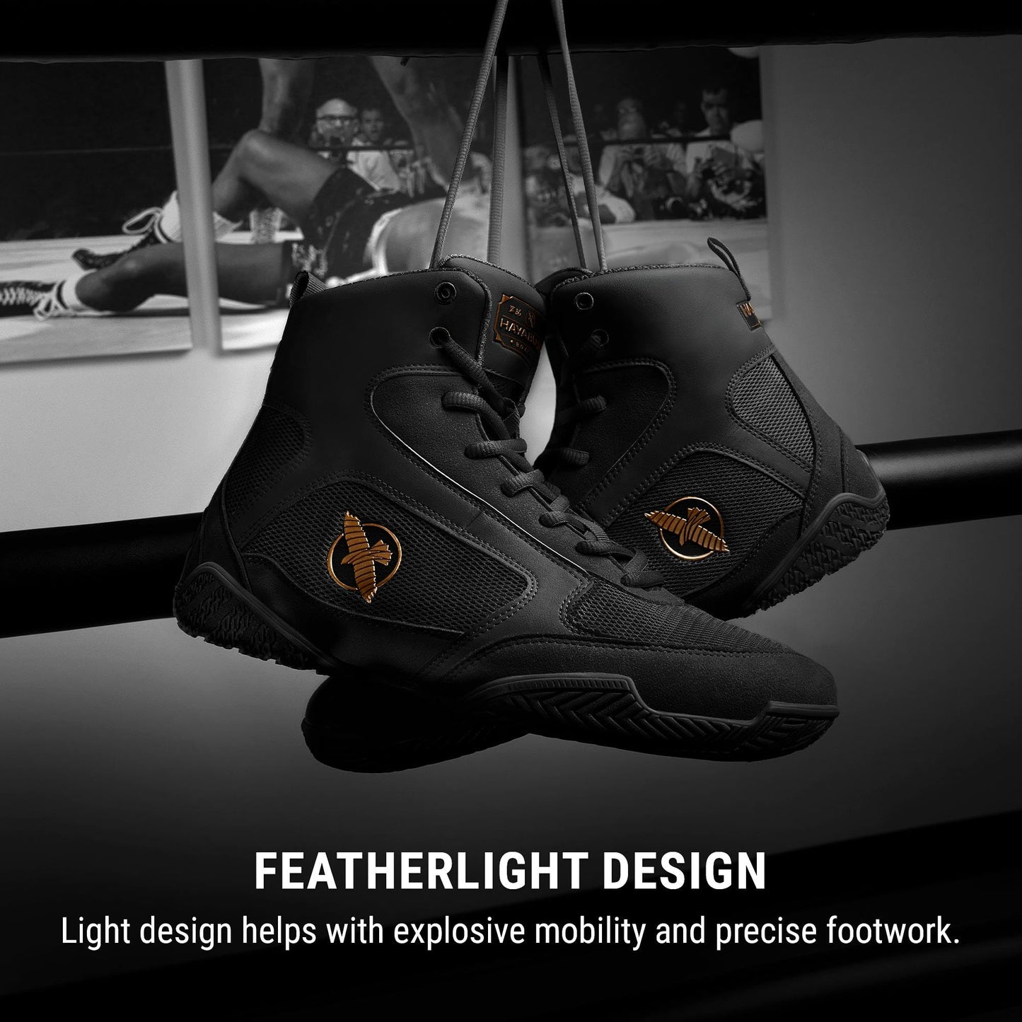 Hayabusa Pro Boxing Shoes for Men & Women The Champ Gear