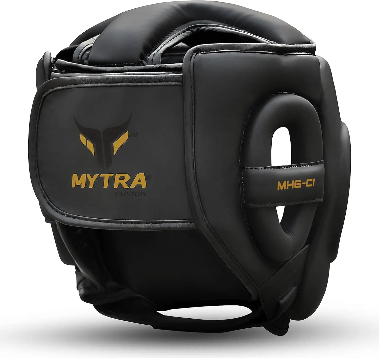 Mytra Fusion Boxing Headgear MMA Kickboxing Grappling Taekwondo Karate Training Head Gear, One Size Fits to All The Champ Gear