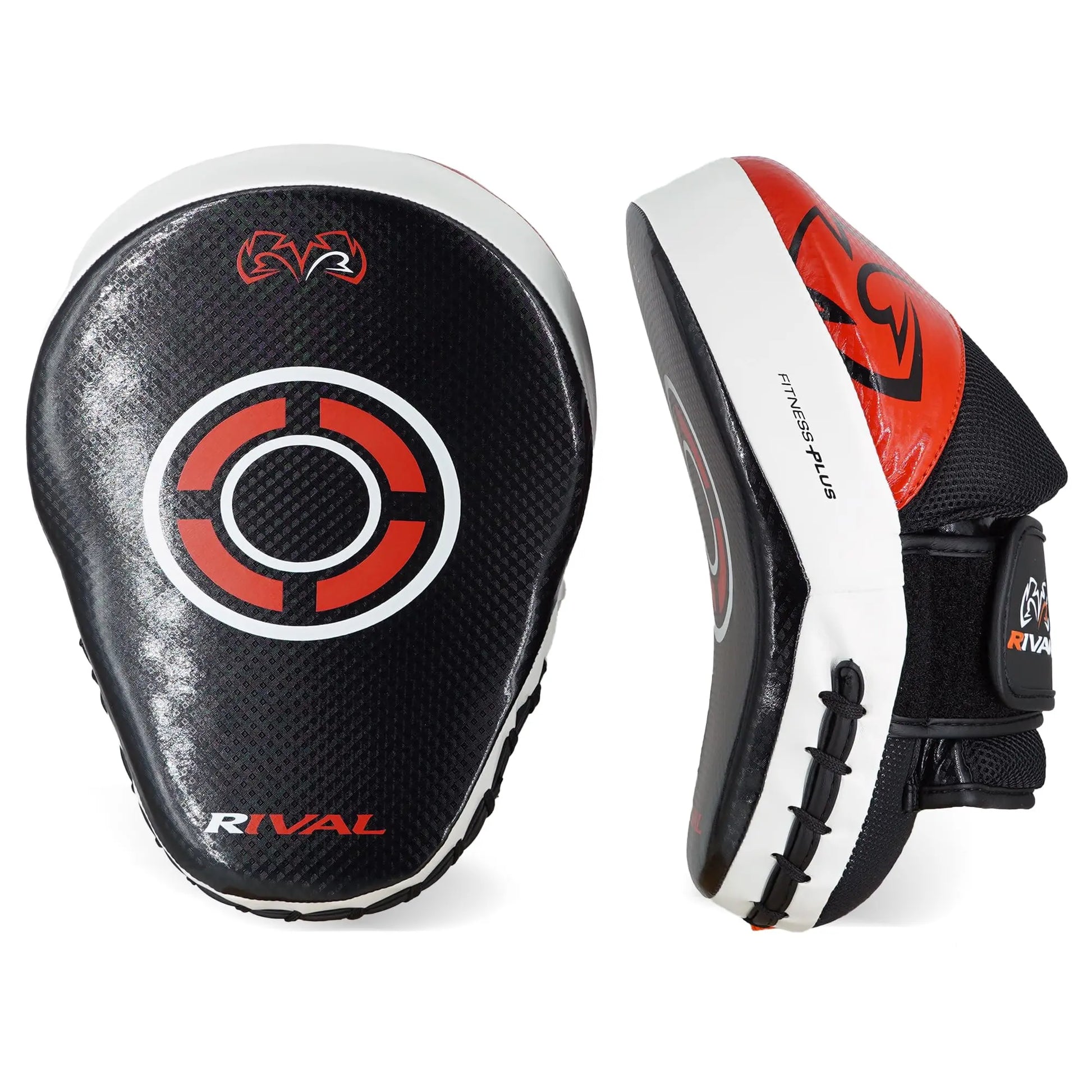 RIVAL Boxing RPM7 Fitness Plus Punch Mitts - Curved Striking Surface - The Champ Gear