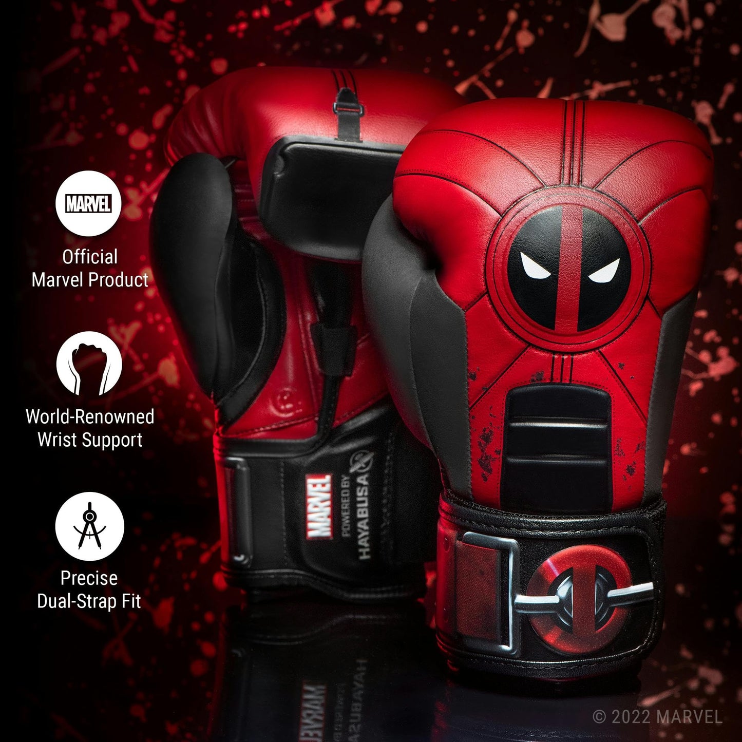 Hayabusa Marvel Hero Elite Boxing Gloves for Men and Women The Champ Gear