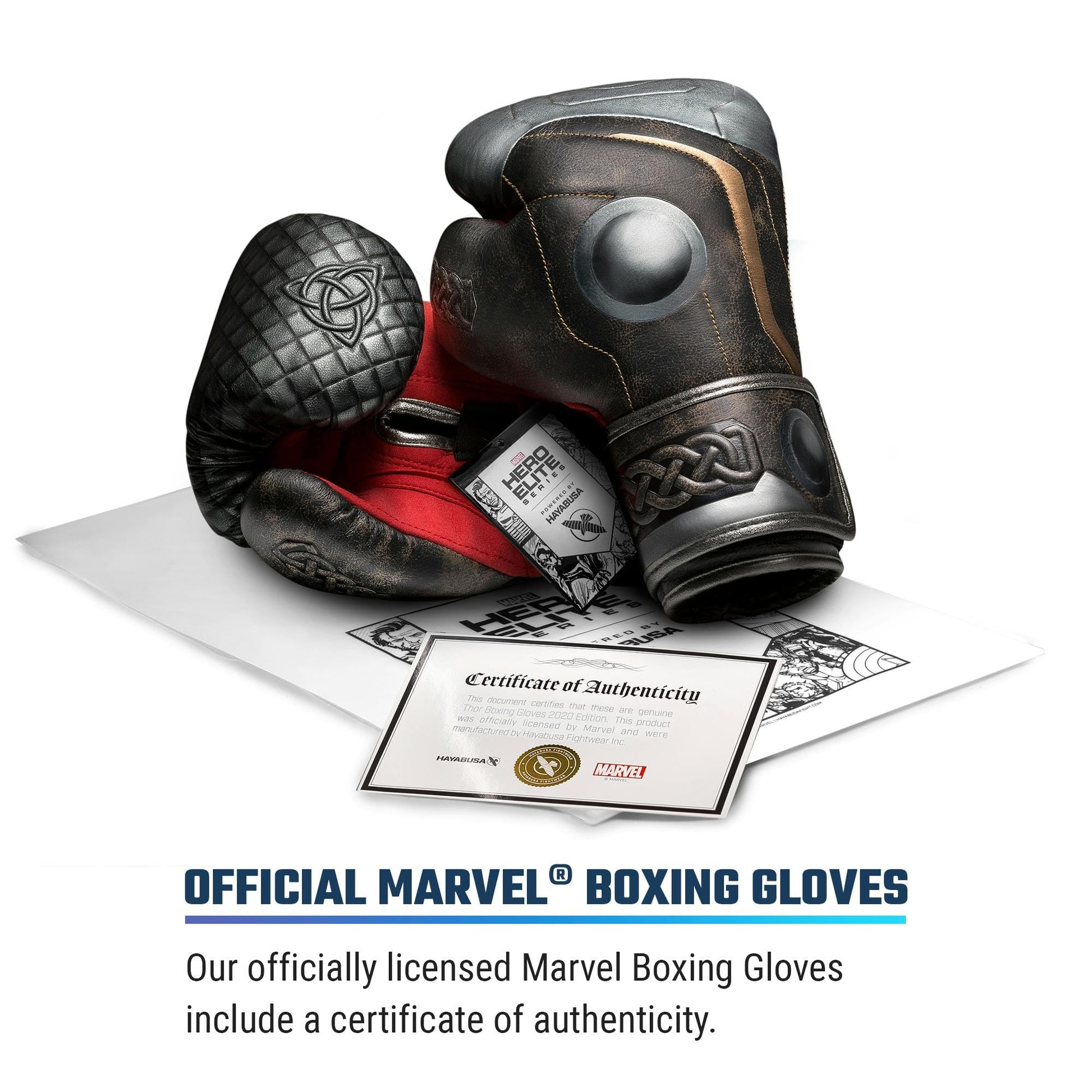 Hayabusa Marvel Hero Elite Boxing Gloves for Men and Women The Champ Gear