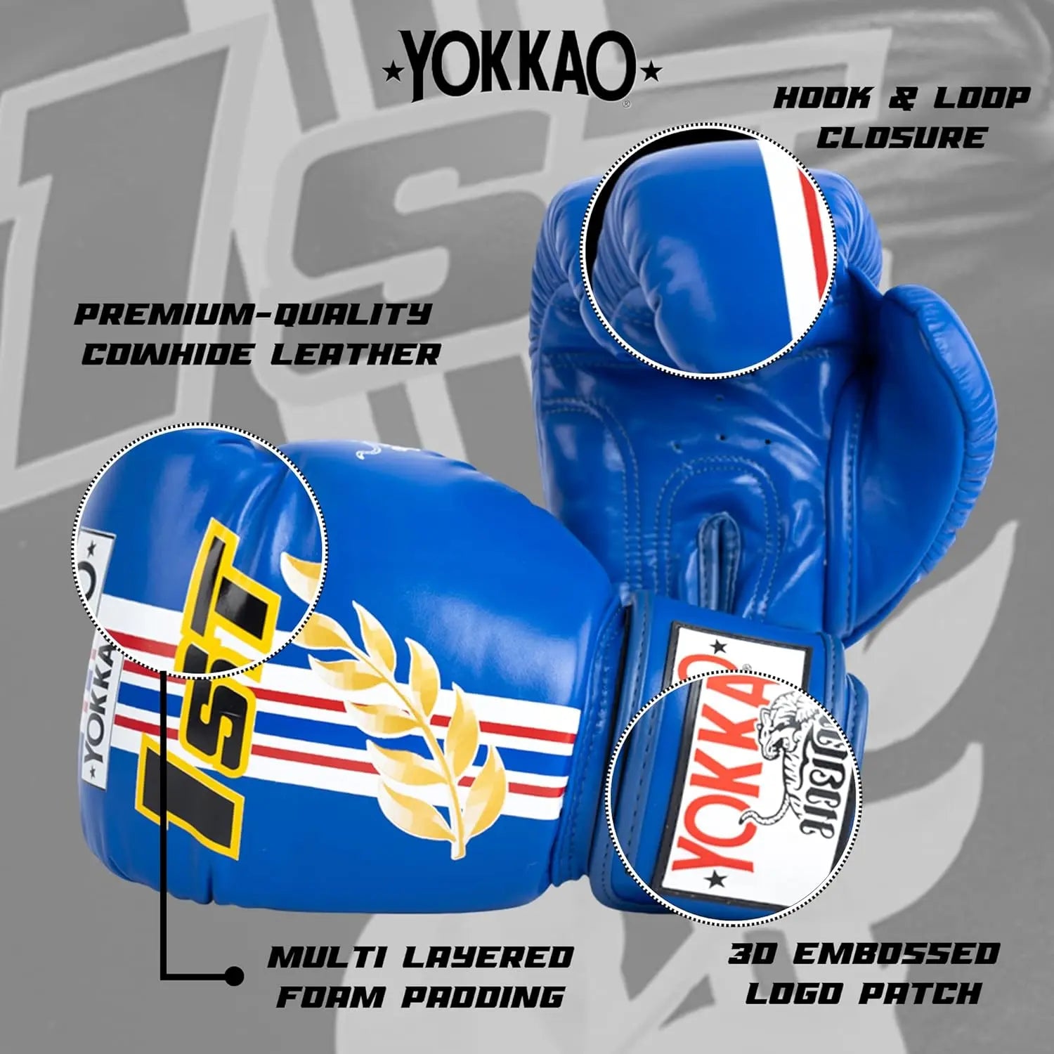 YOKKAO Design Breathable Muay Thai Boxing Glove The Champ Gear