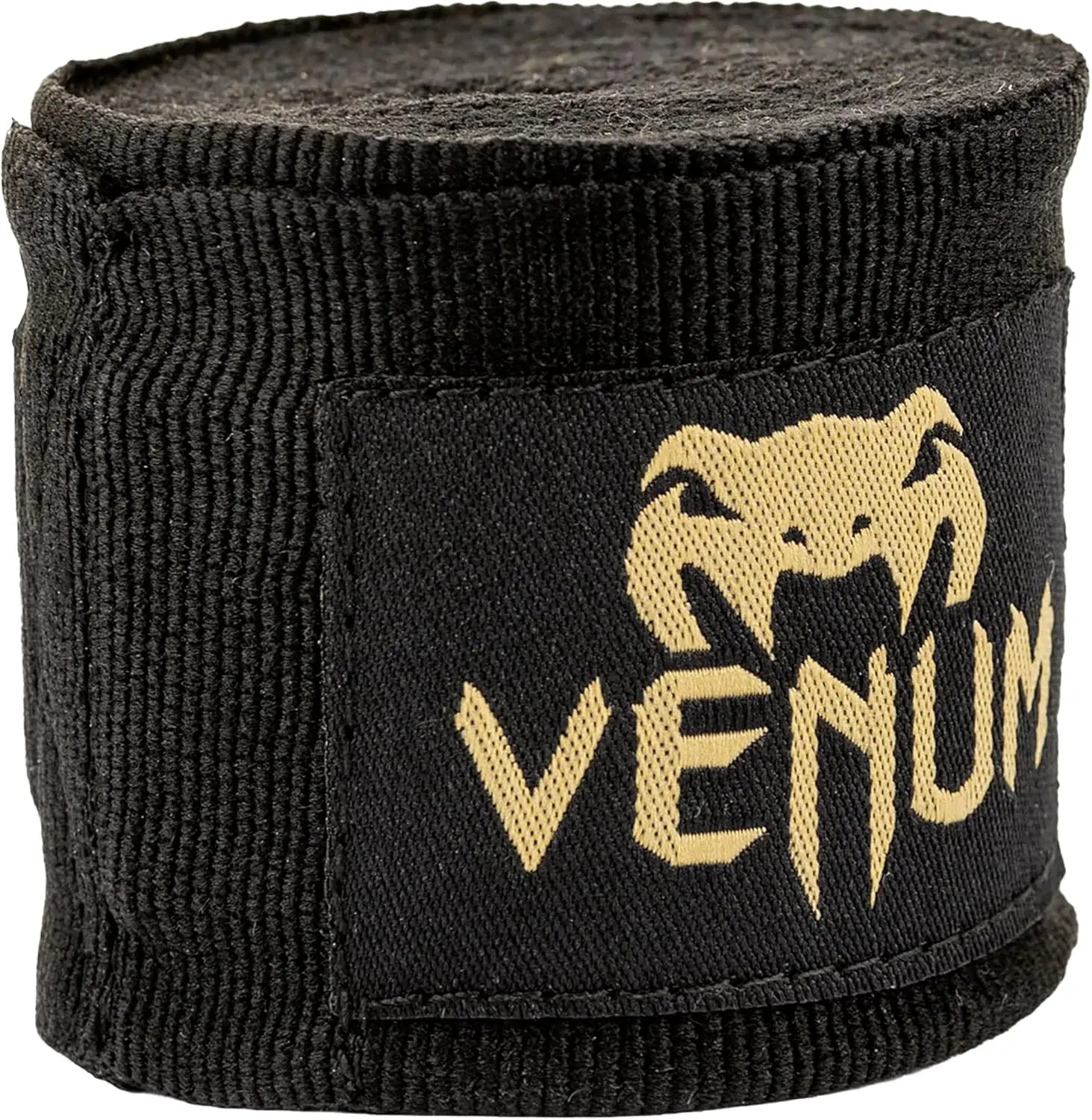 Venum Kontact Boxing Hand Wraps - Black/Gold, 180 in The Champ Gear