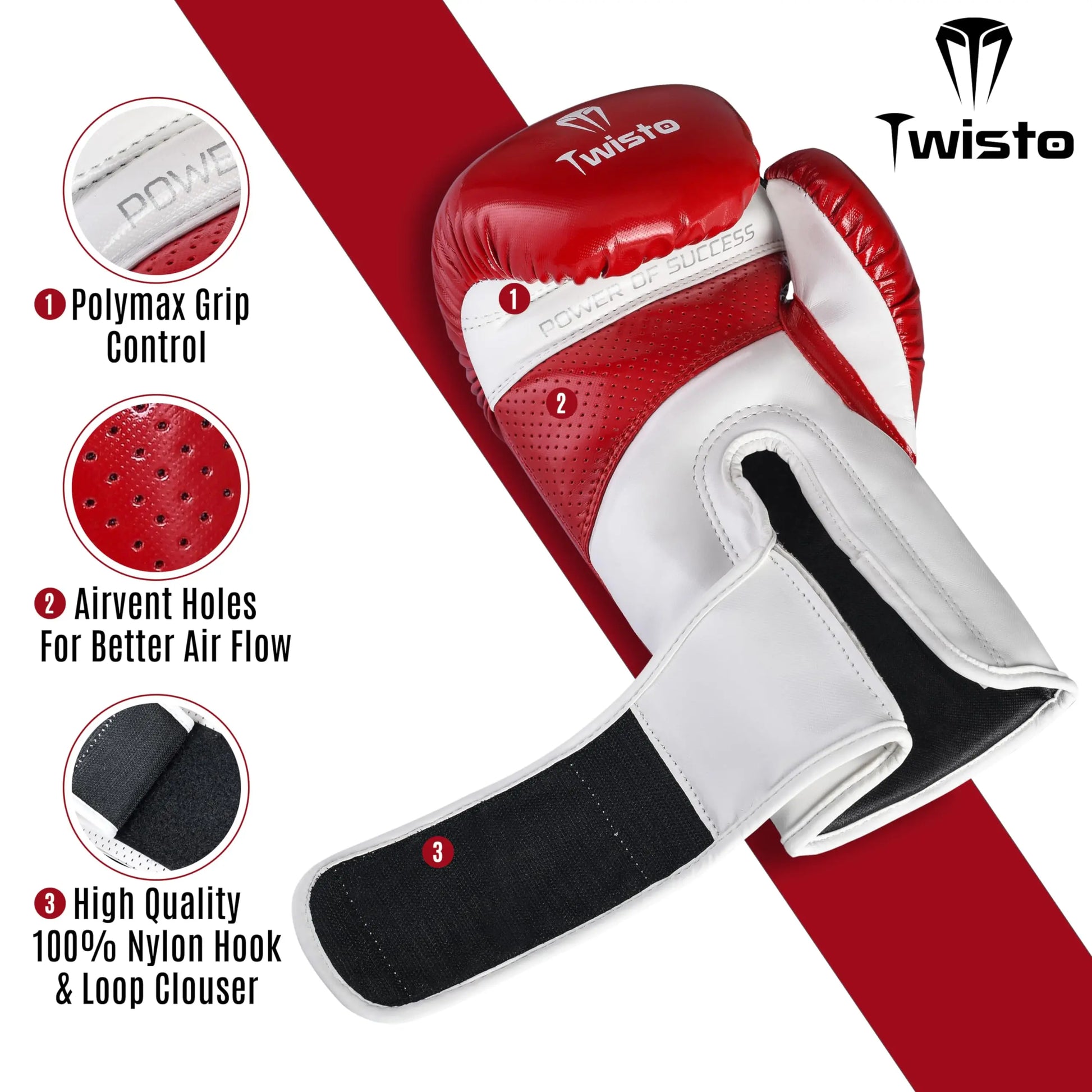 Twisto Boxing Gloves | Sparring X7 Pro Series - The Champ Gear