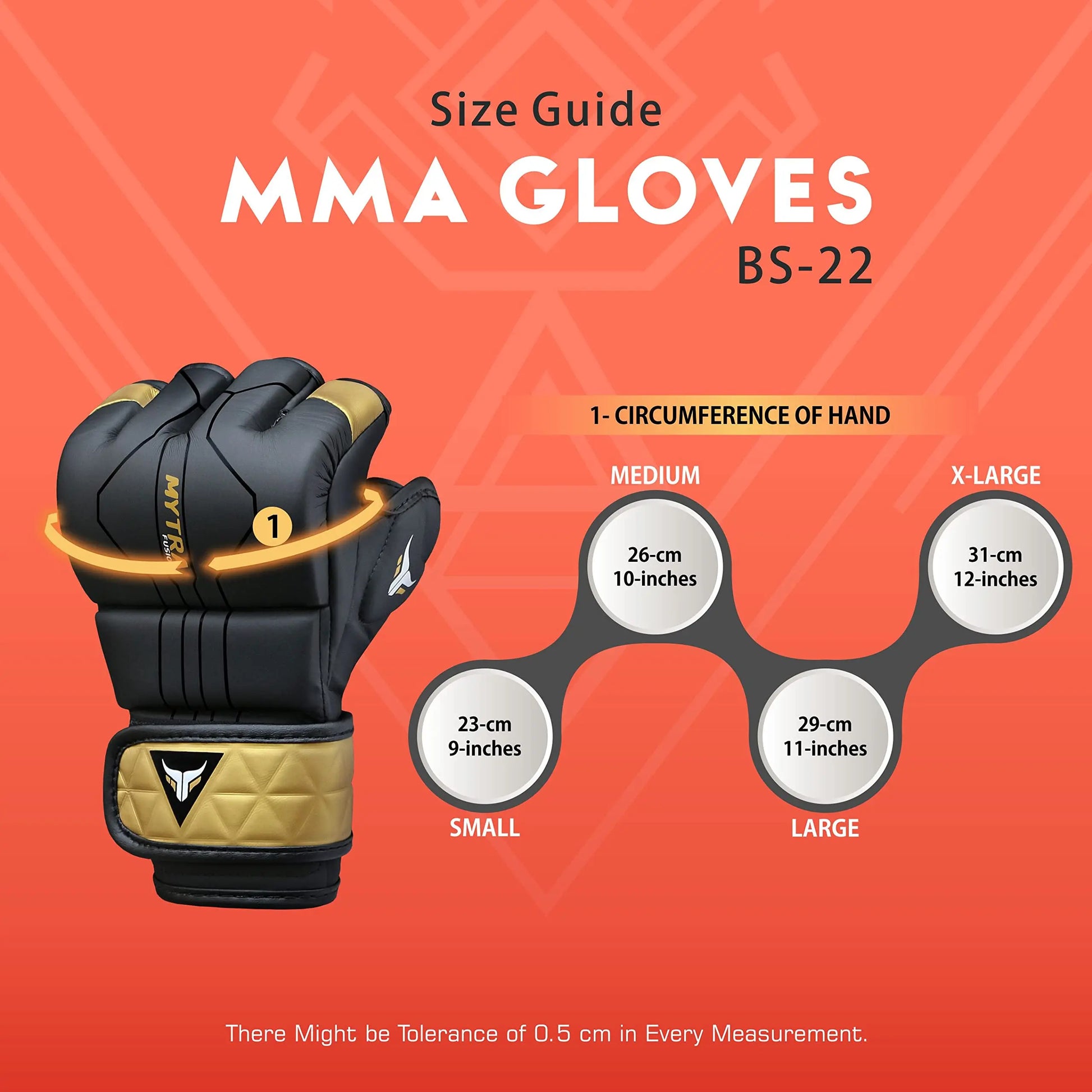 Mytra Fusion MMA Gloves The Champ Gear